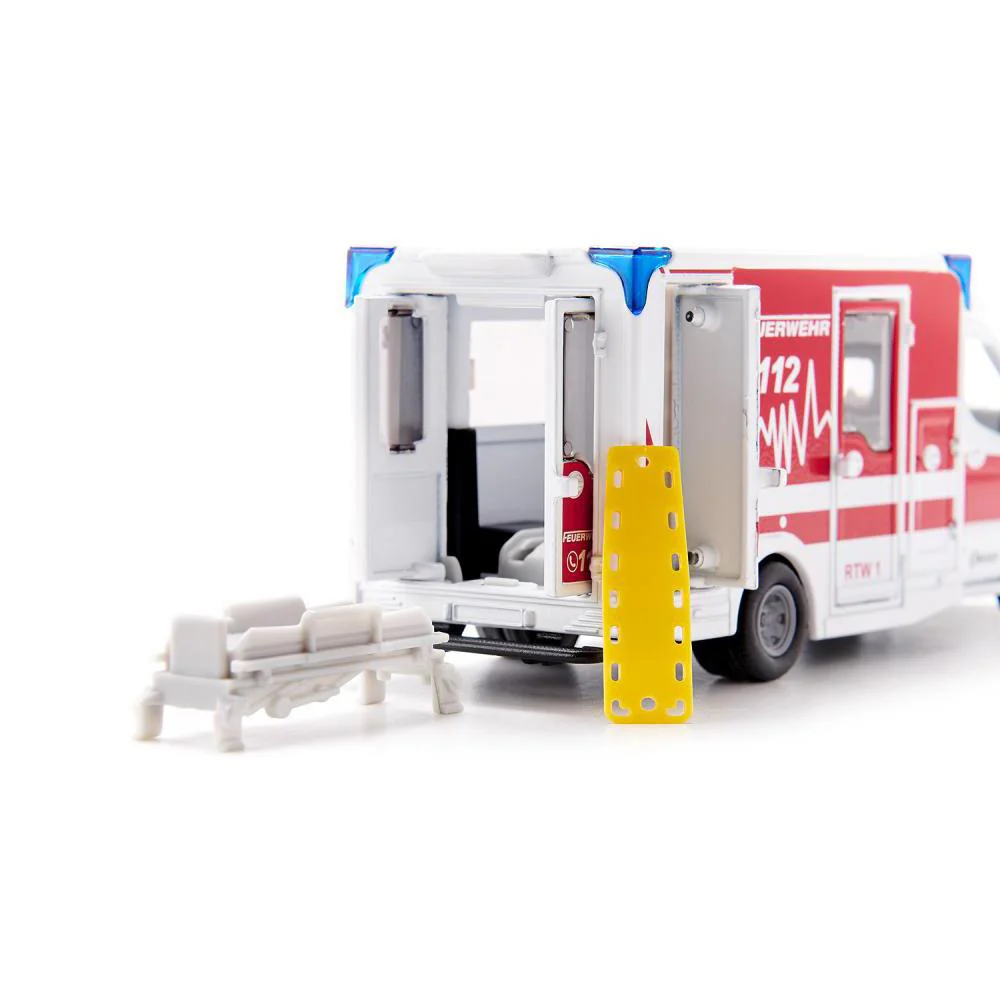 Siku 1:50 Mercedes-Benz Sprinter Miesen Type C Ambulance - Image 4