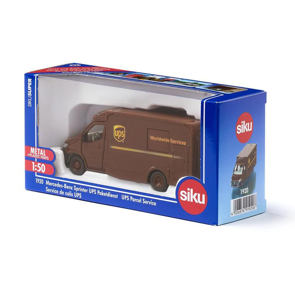 Siku 1:50 Mercedes-Benz Sprinter UPS Parcel Service - Image 2