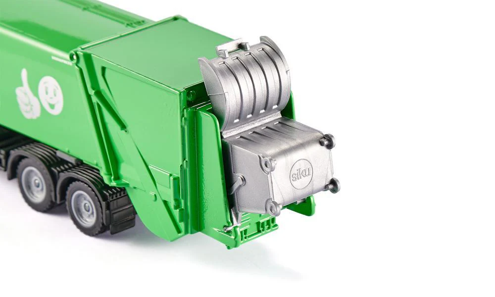 Siku 1:50 Mercedes Rubbish Truck with Skip - Image 3