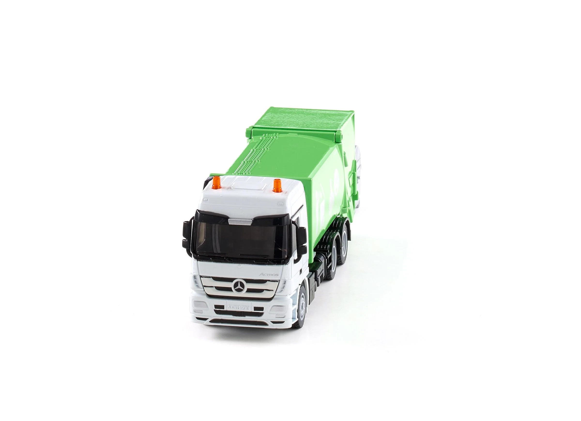 Siku 1:50 Mercedes Rubbish Truck with Skip - Image 33