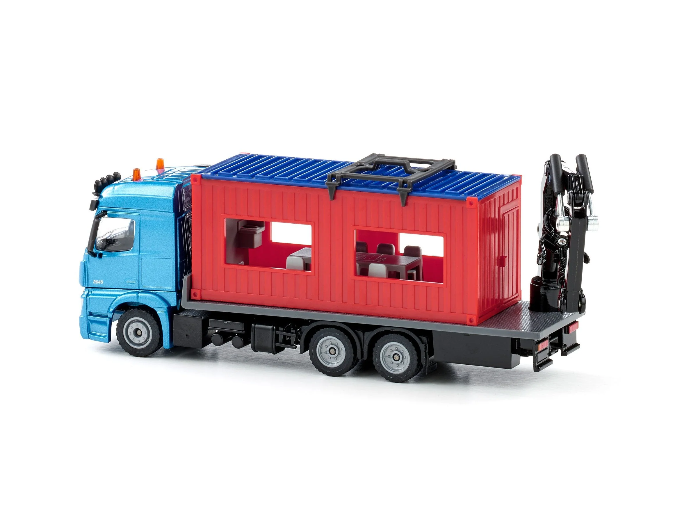 Siku 1:50 Mercedes Truck with Portable Container - Image 10