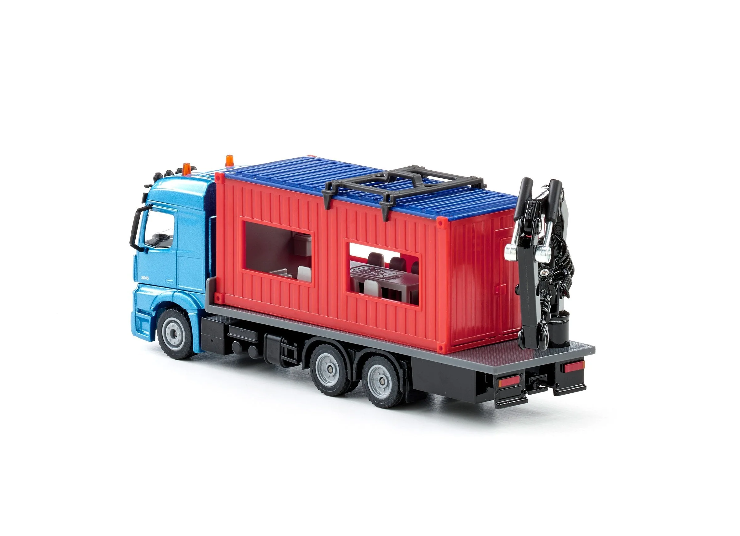 Siku 1:50 Mercedes Truck with Portable Container - Image 12