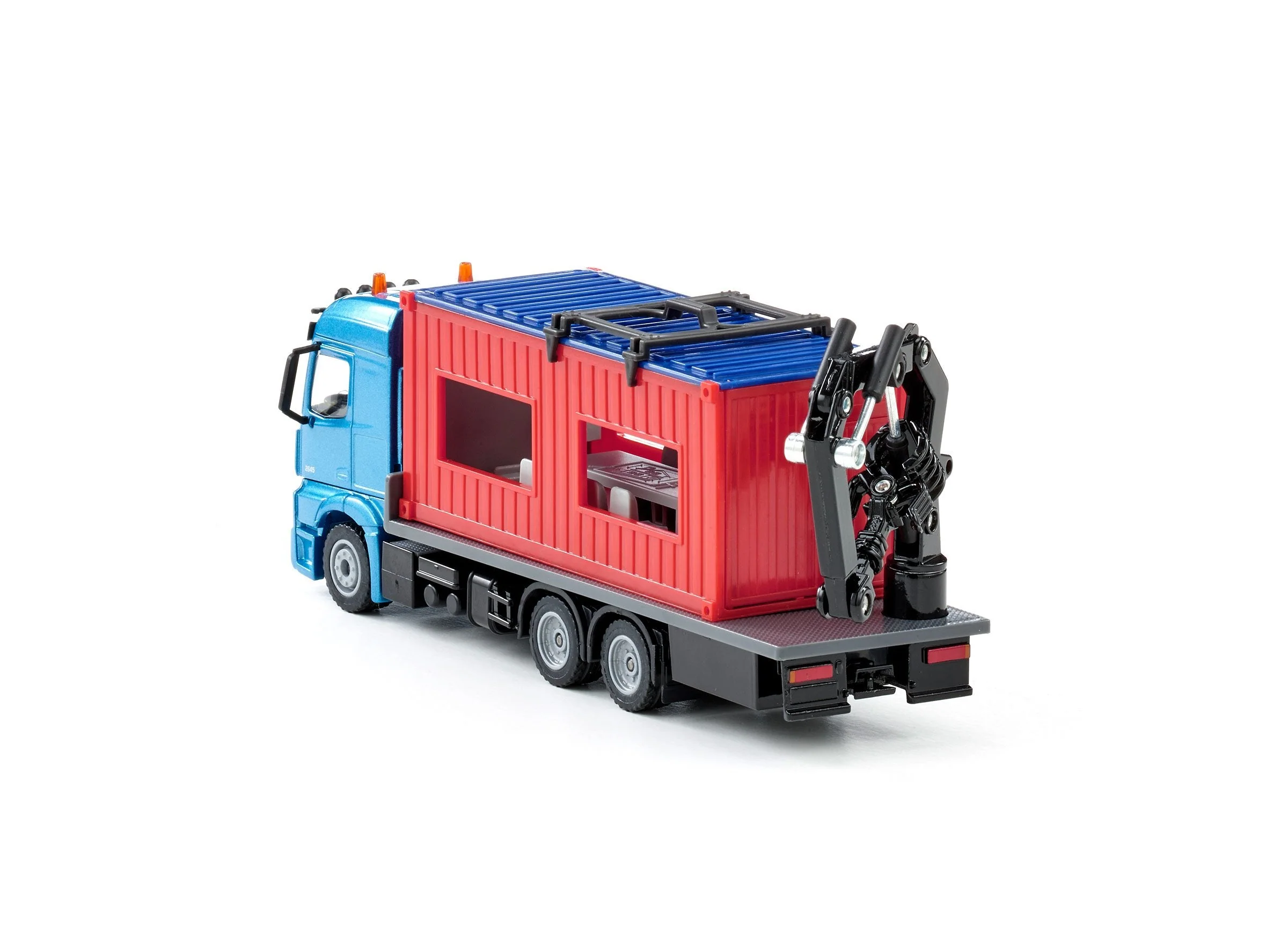Siku 1:50 Mercedes Truck with Portable Container - Image 13