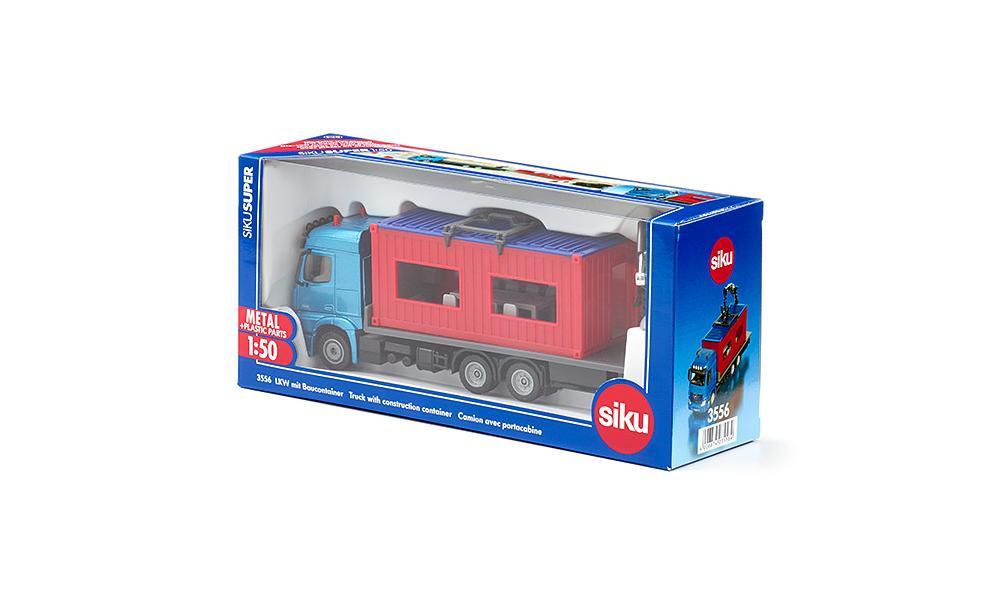 Siku 1:50 Mercedes Truck with Portable Container - Image 2