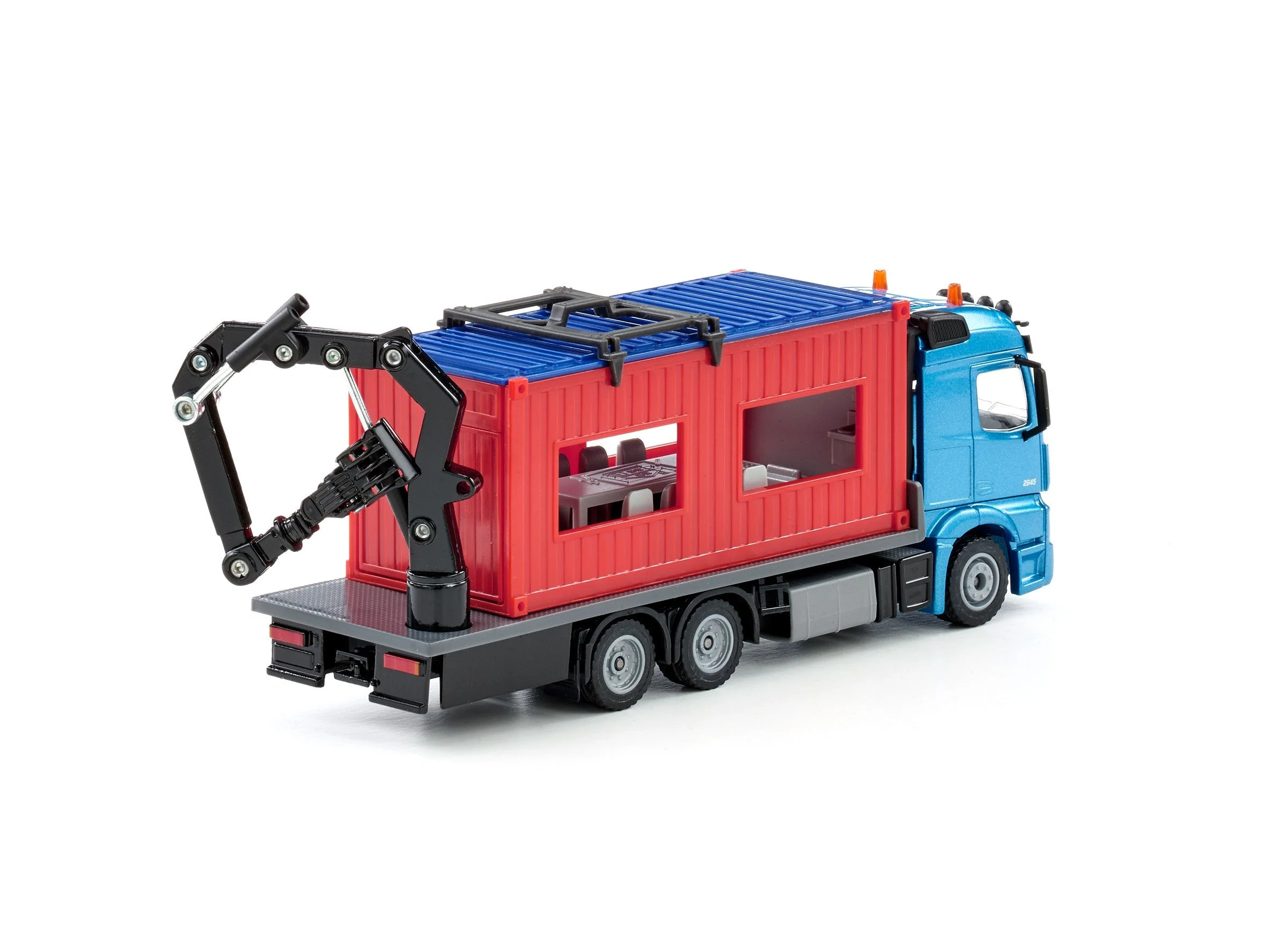 Siku 1:50 Mercedes Truck with Portable Container - Image 20