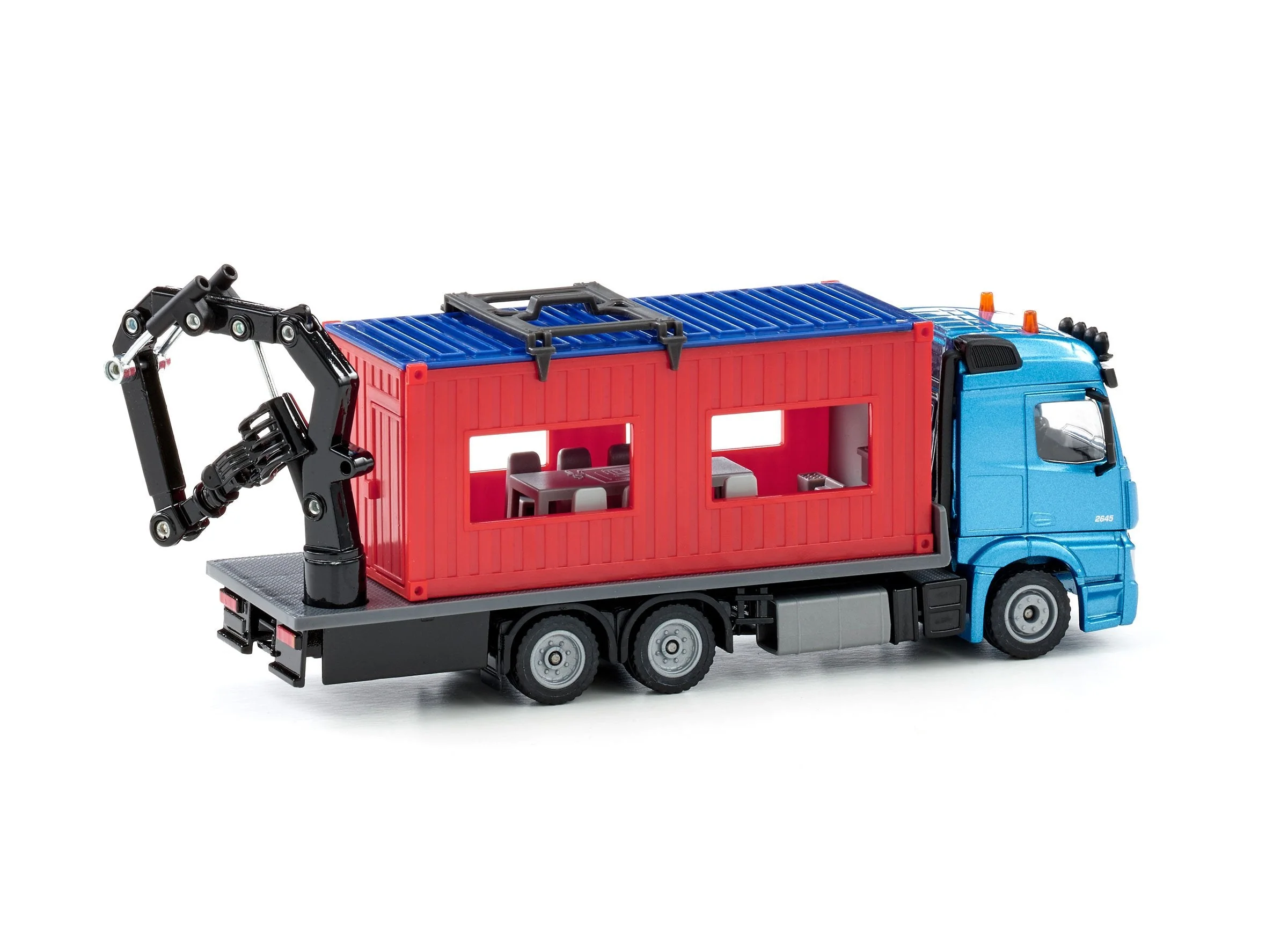 Siku 1:50 Mercedes Truck with Portable Container - Image 22