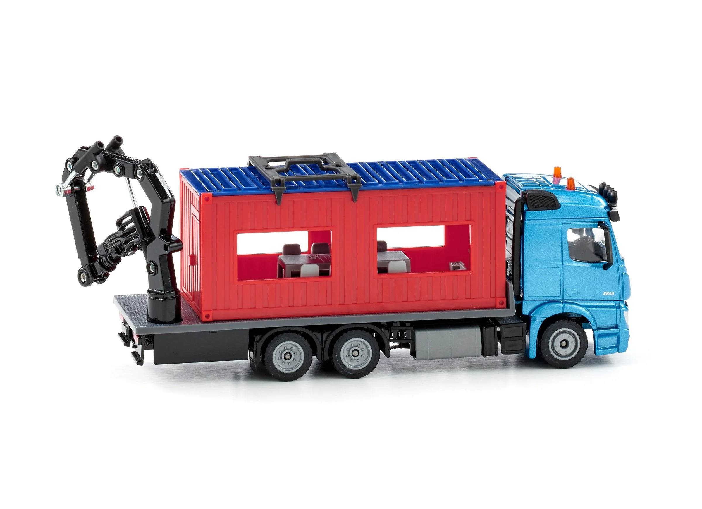 Siku 1:50 Mercedes Truck with Portable Container - Image 23