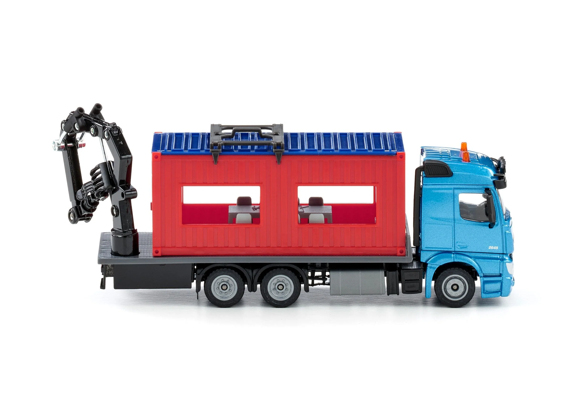 Siku 1:50 Mercedes Truck with Portable Container - Image 24
