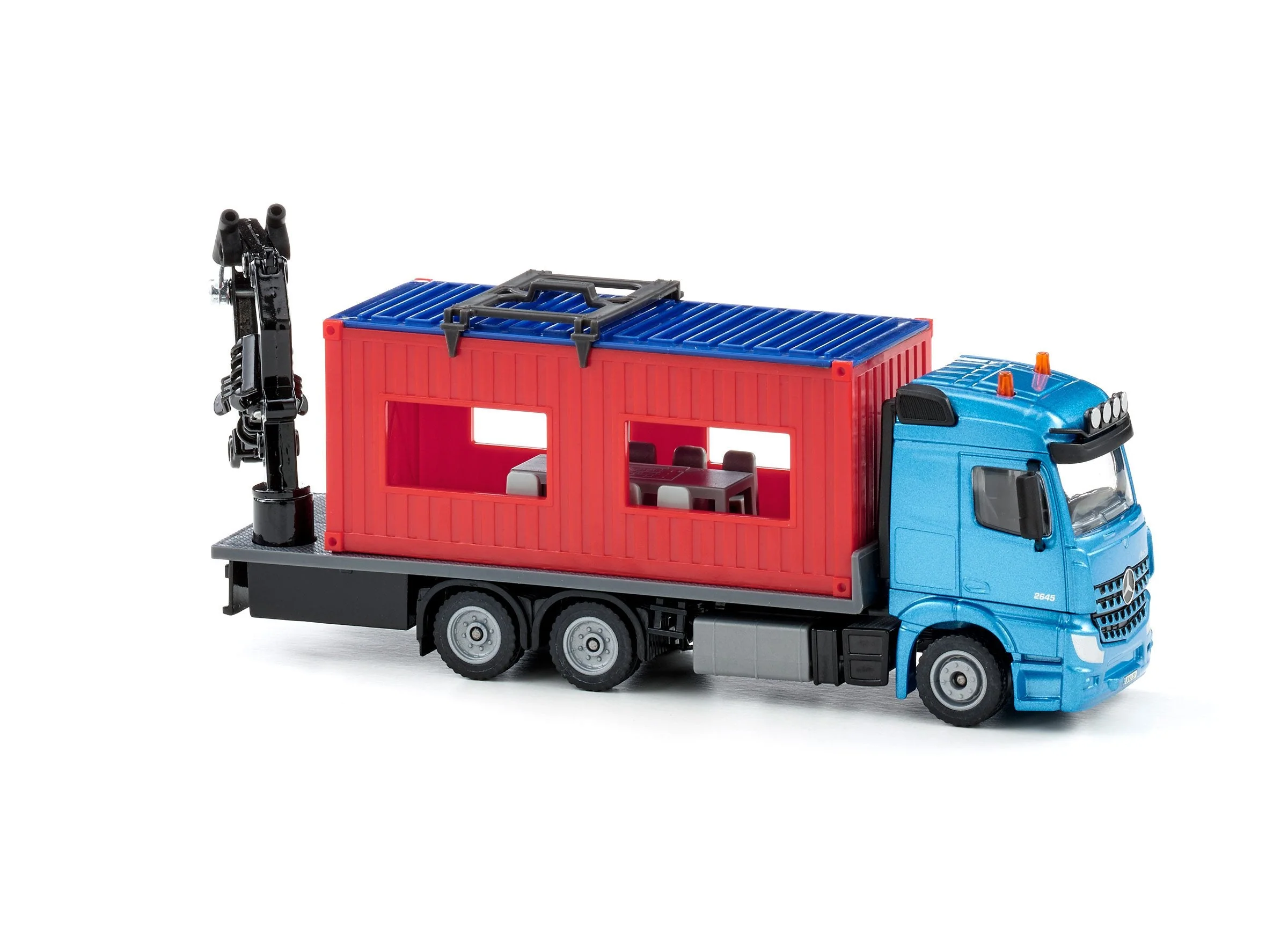 Siku 1:50 Mercedes Truck with Portable Container - Image 26