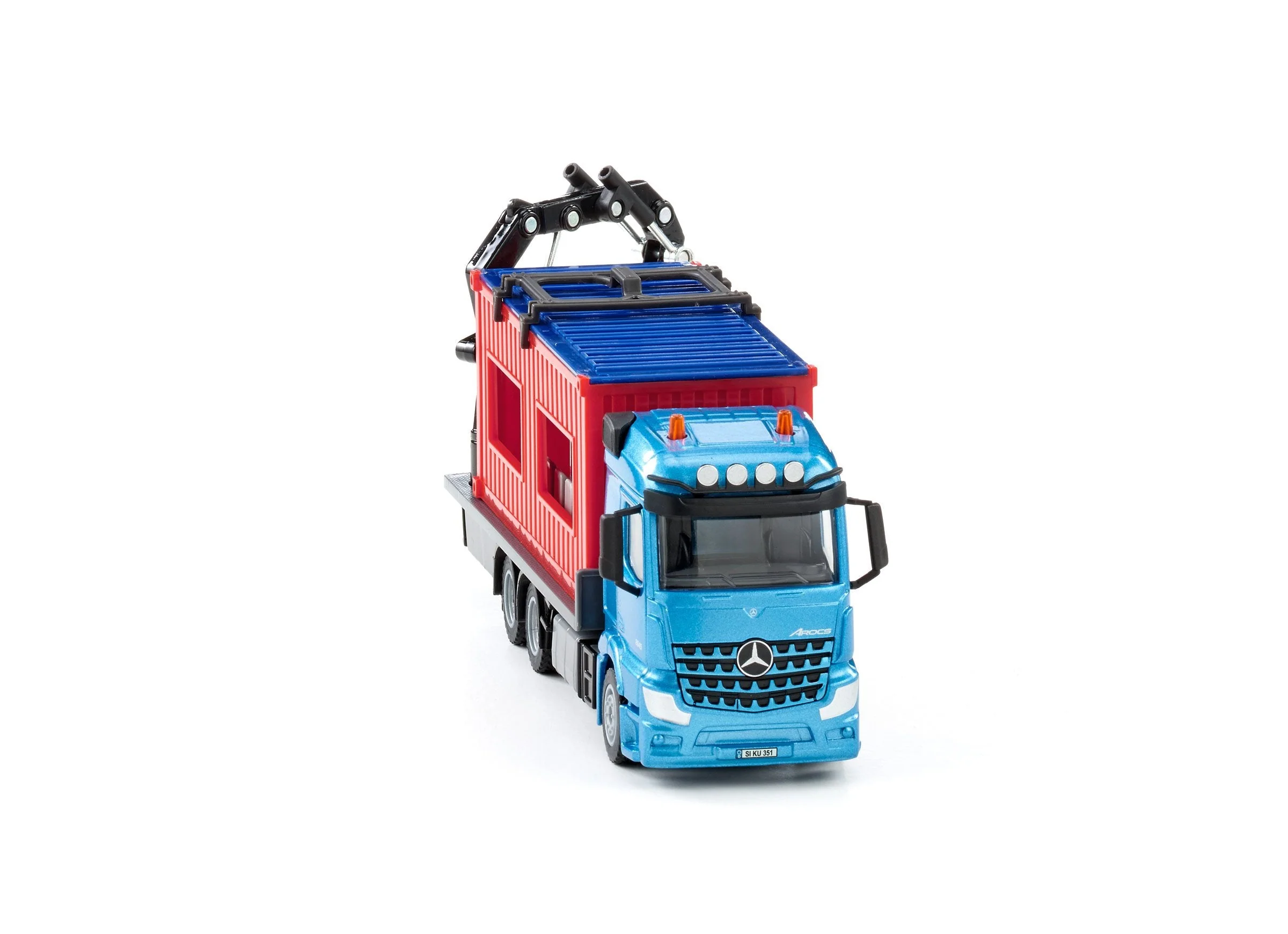 Siku 1:50 Mercedes Truck with Portable Container - Image 31