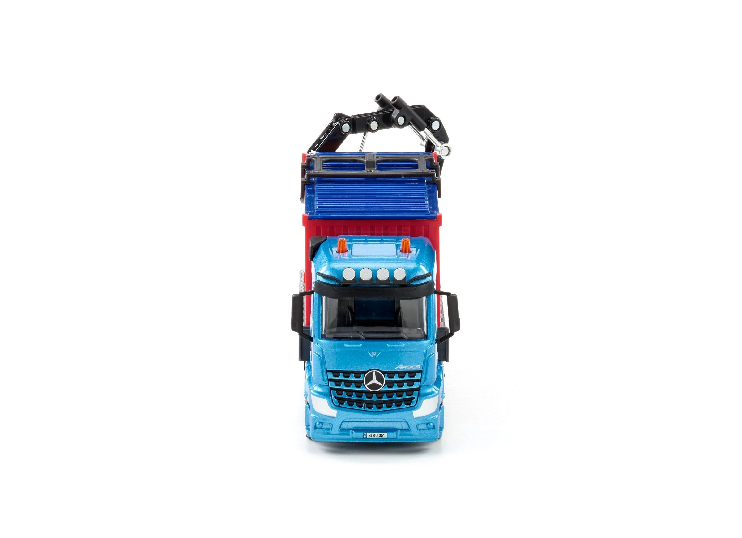 Siku 1:50 Mercedes Truck with Portable Container - Image 32