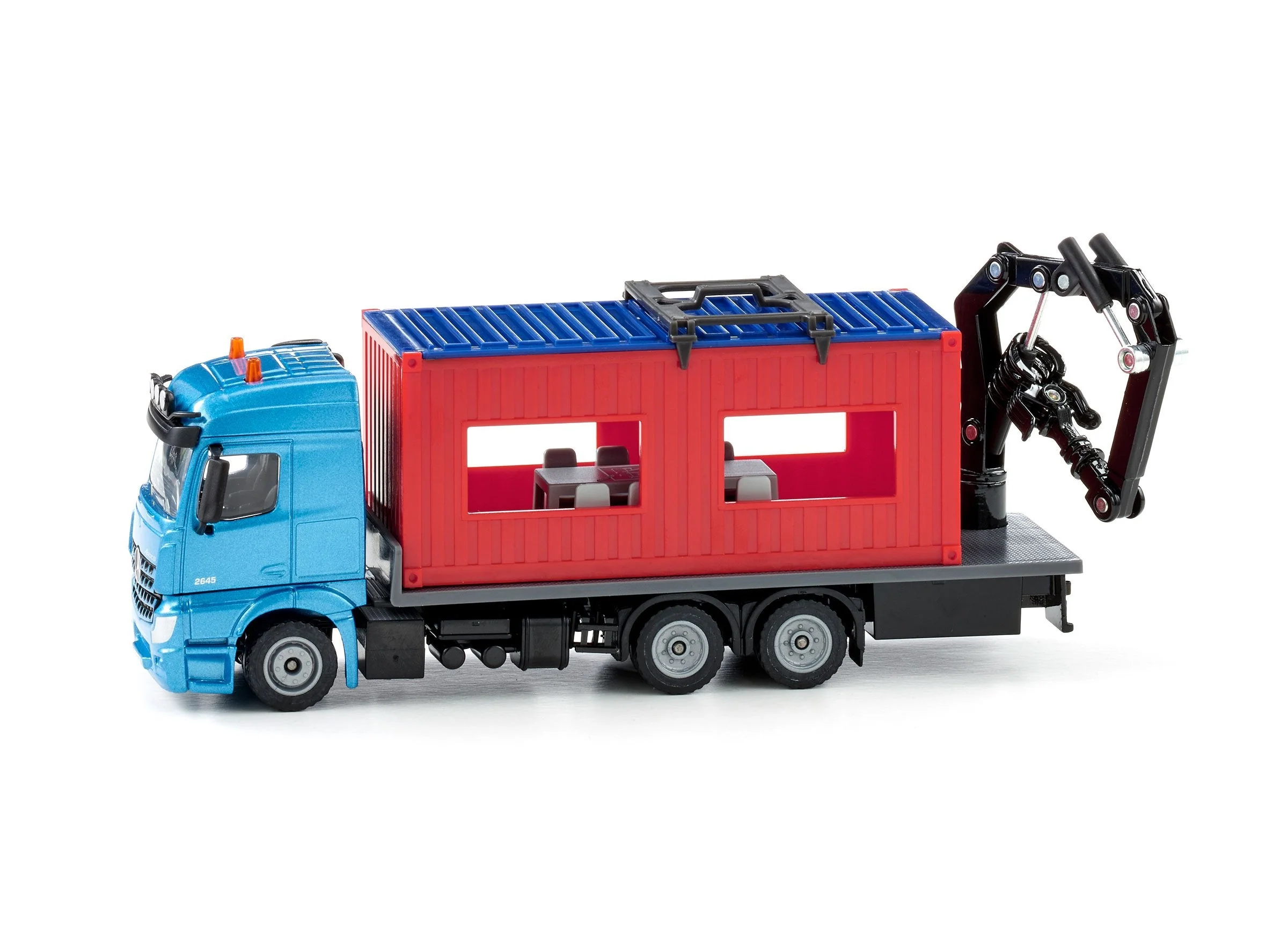 Siku 1:50 Mercedes Truck with Portable Container - Image 39