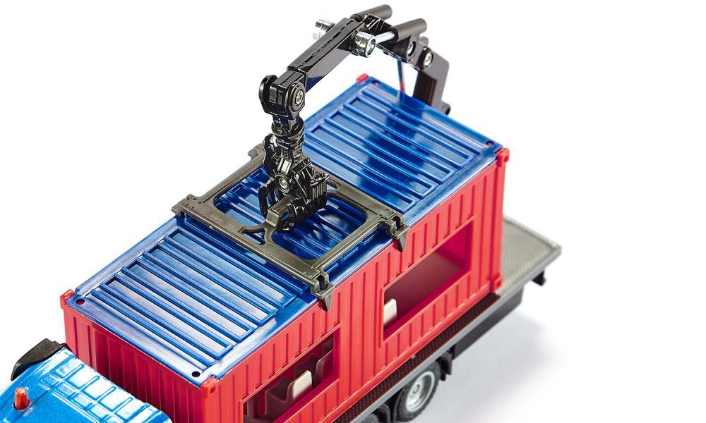 Siku 1:50 Mercedes Truck with Portable Container - Image 5
