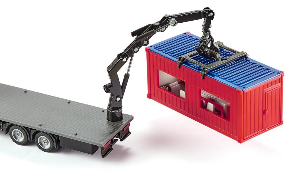 Siku 1:50 Mercedes Truck with Portable Container - Image 6