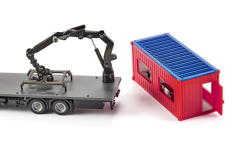 Siku 1:50 Mercedes Truck with Portable Container - Image 7