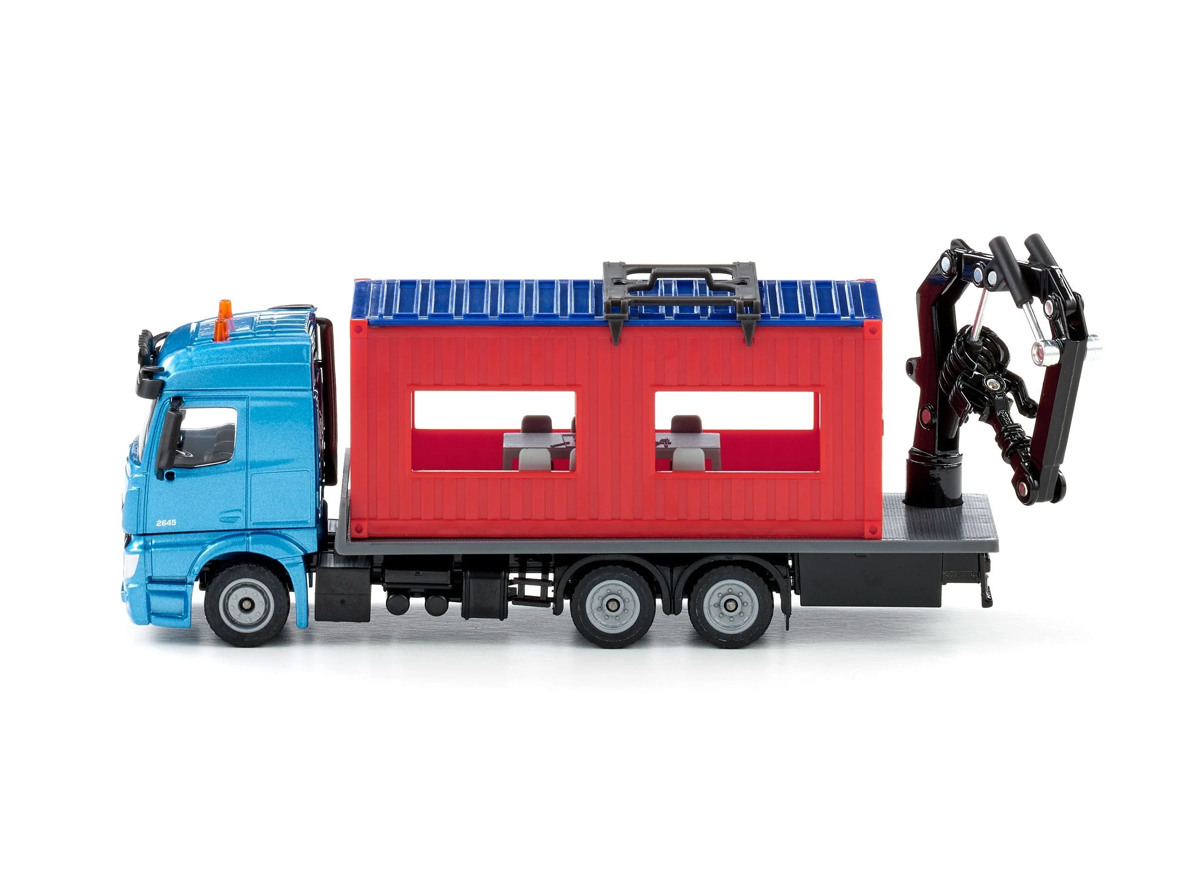 Siku 1:50 Mercedes Truck with Portable Container - Image 8