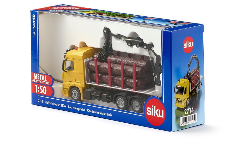 Siku 1:50 Mercedes Zetros Logging Truck - Image 2