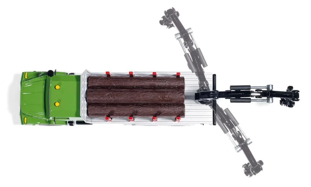 Siku 1:50 Mercedes Zetros Logging Truck - Image 5