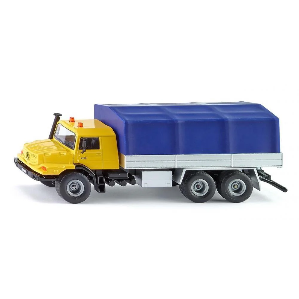 Siku 1:50 Mercedes Zetros with Covered Tray