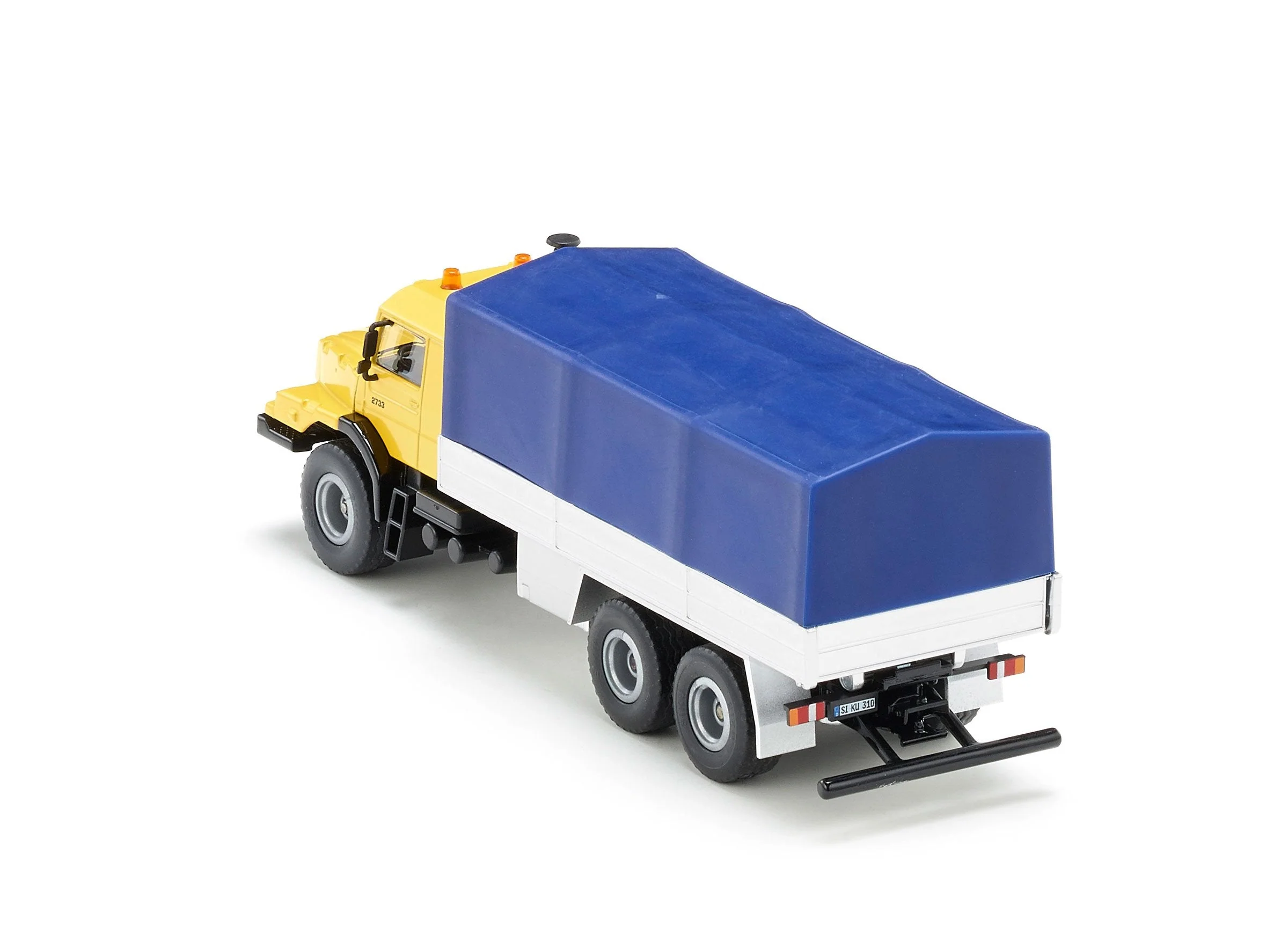 Siku 1:50 Mercedes Zetros with Covered Tray - Image 10