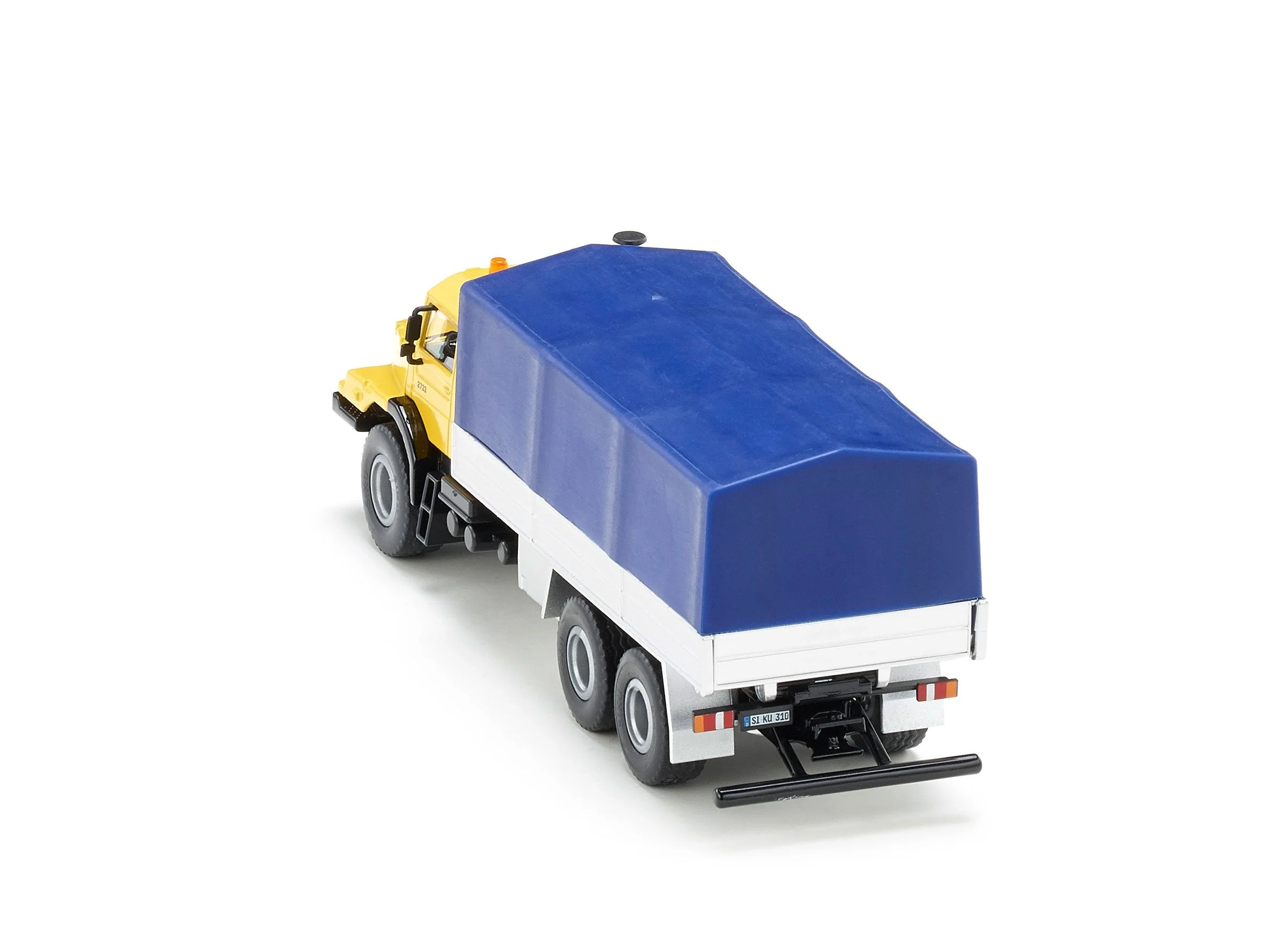 Siku 1:50 Mercedes Zetros with Covered Tray - Image 11