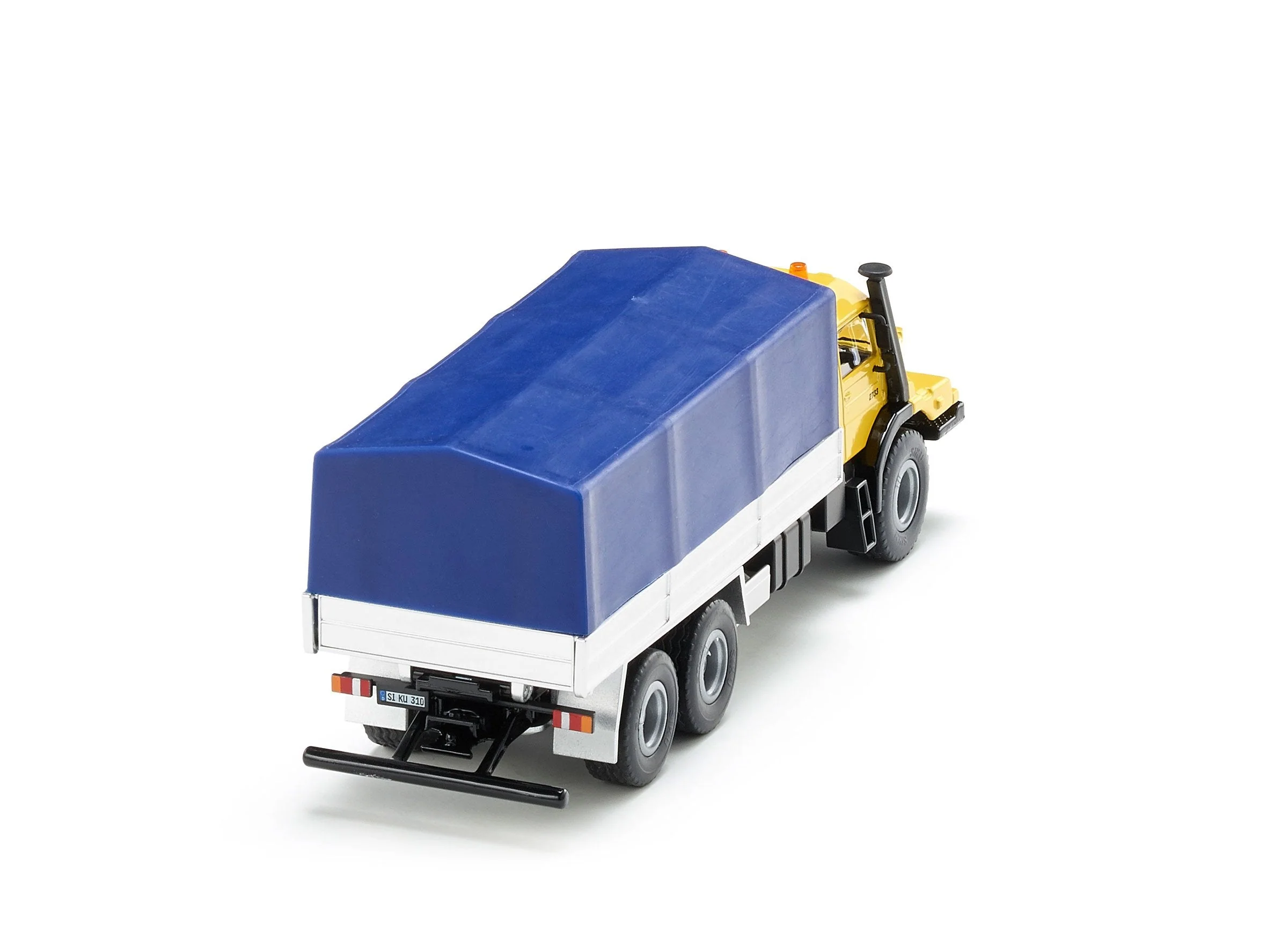 Siku 1:50 Mercedes Zetros with Covered Tray - Image 15
