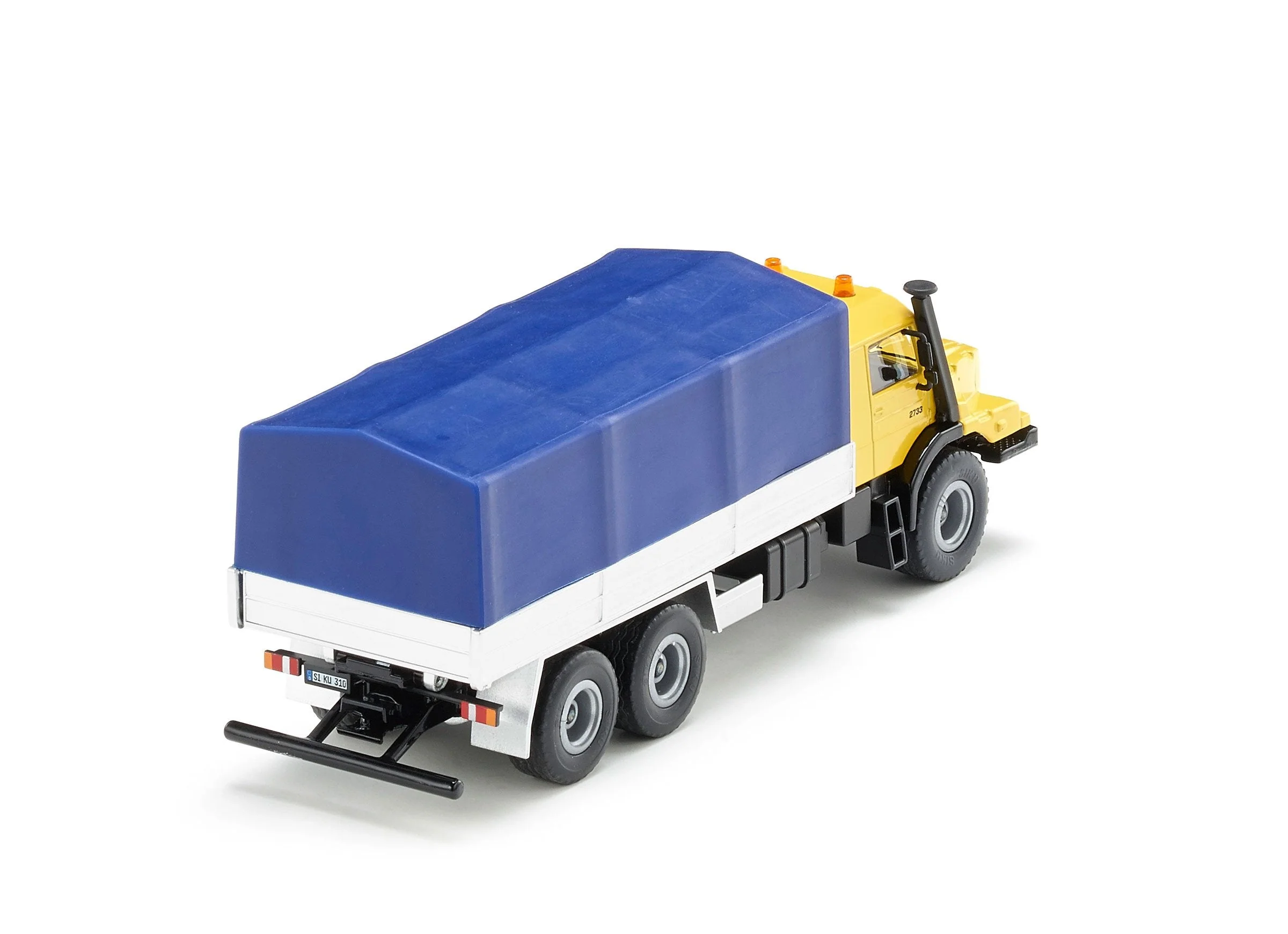 Siku 1:50 Mercedes Zetros with Covered Tray - Image 16