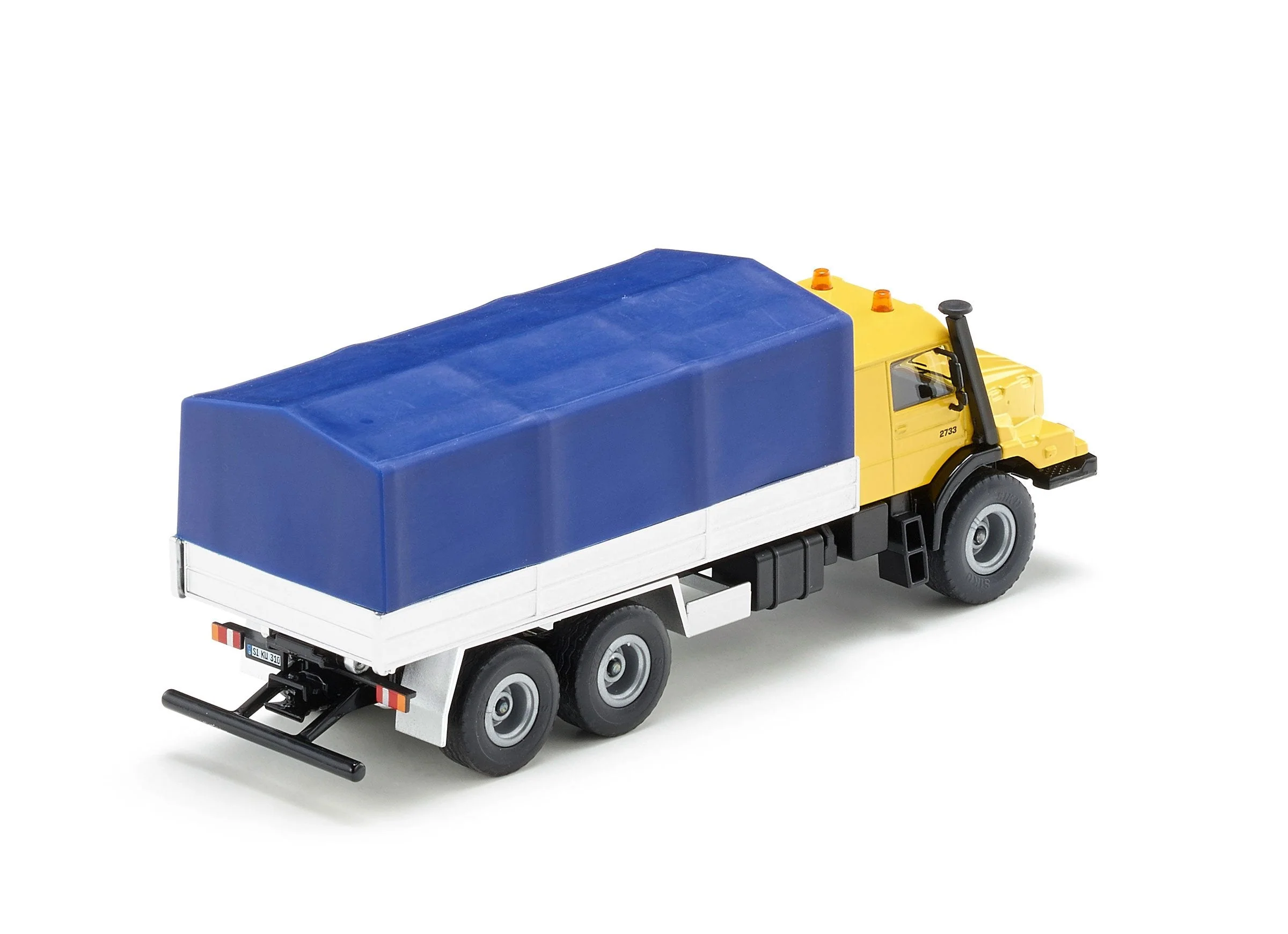 Siku 1:50 Mercedes Zetros with Covered Tray - Image 17