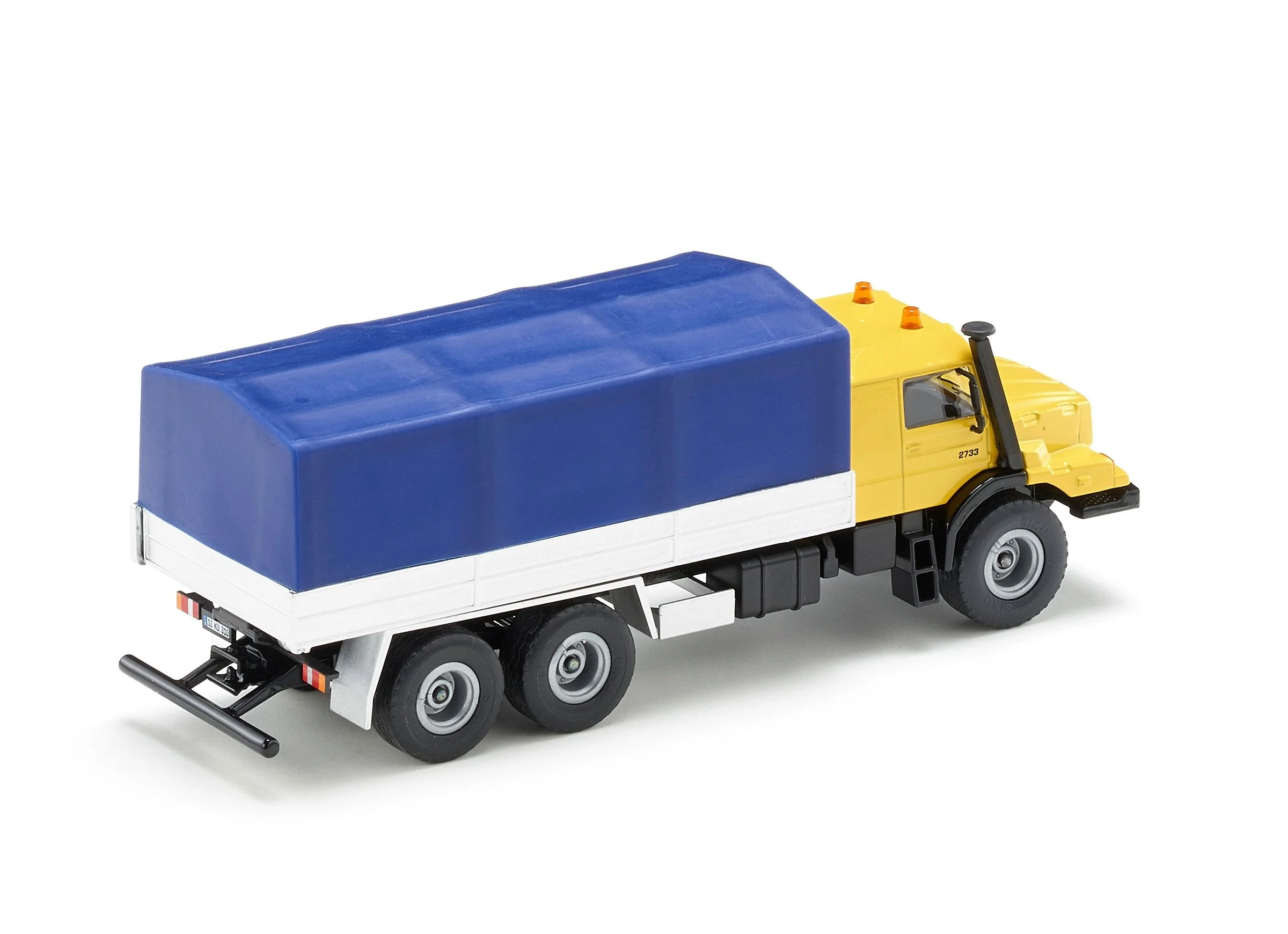 Siku 1:50 Mercedes Zetros with Covered Tray - Image 18
