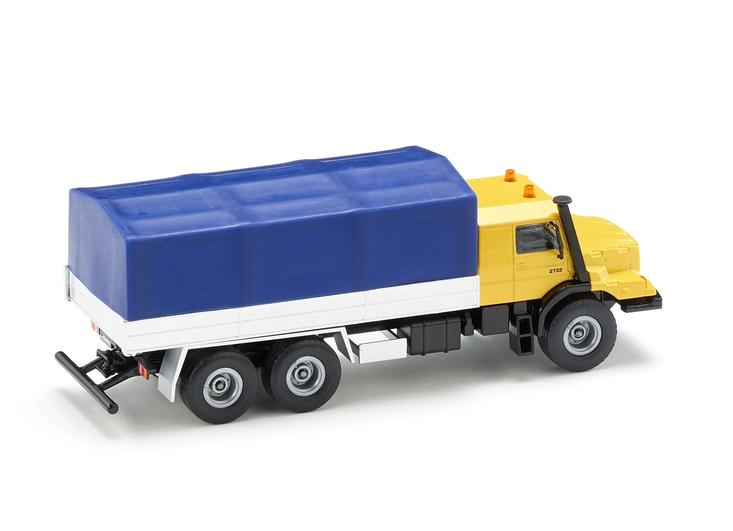 Siku 1:50 Mercedes Zetros with Covered Tray - Image 19