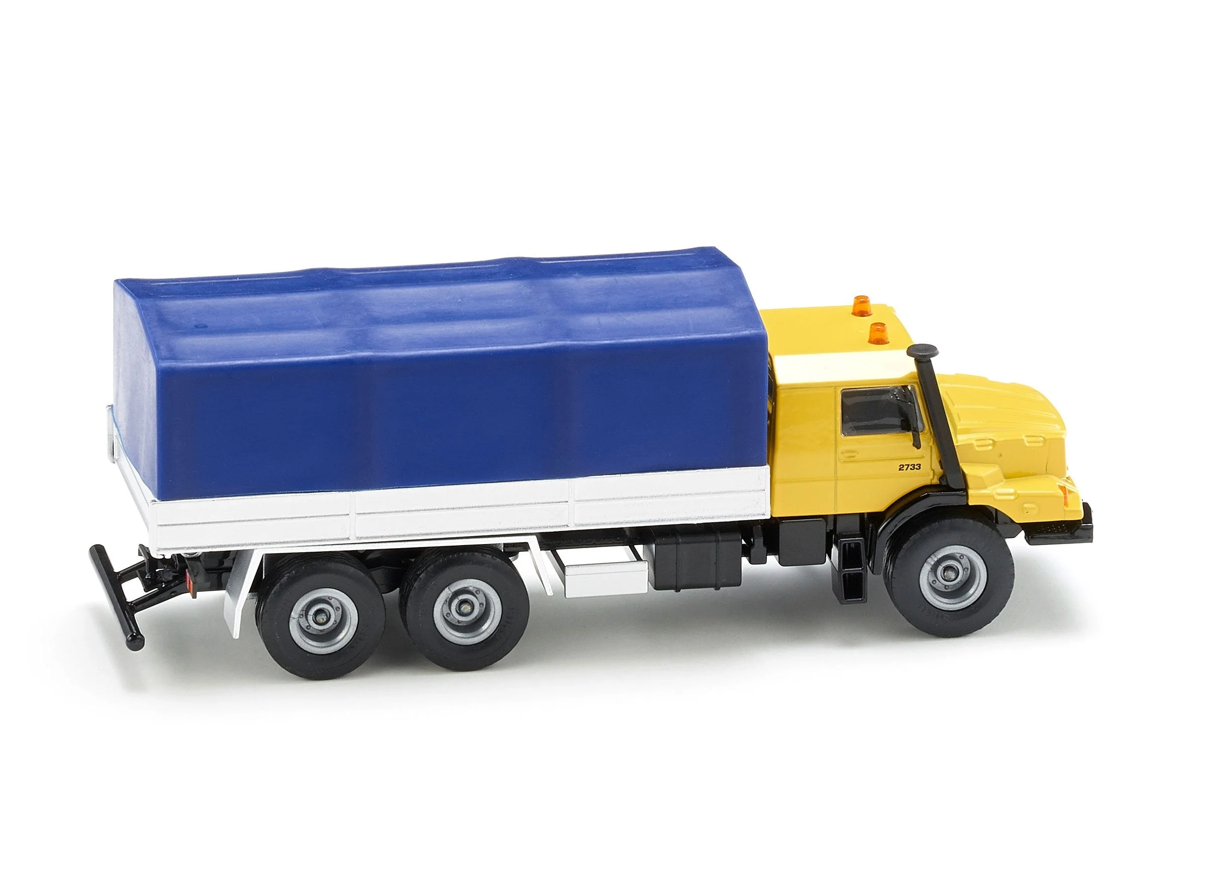 Siku 1:50 Mercedes Zetros with Covered Tray - Image 20