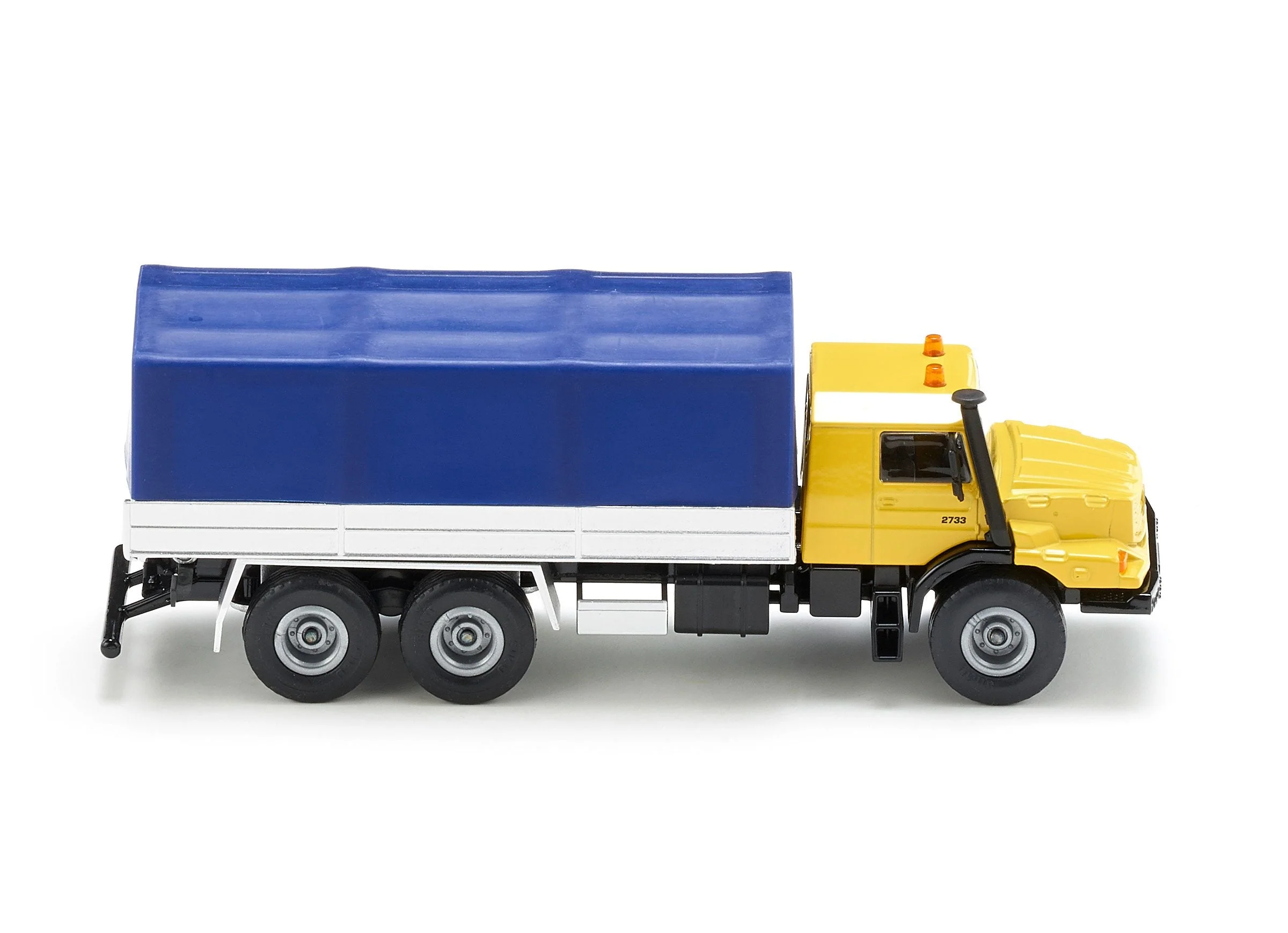 Siku 1:50 Mercedes Zetros with Covered Tray - Image 21