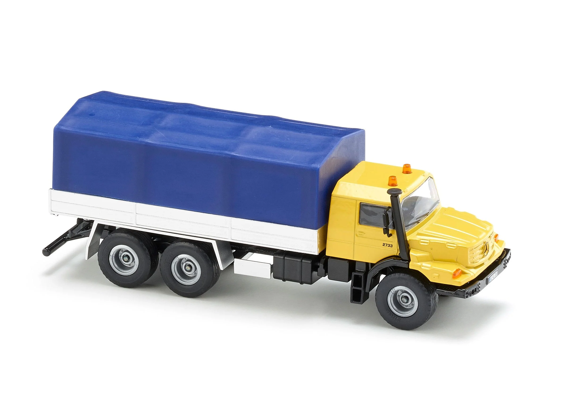 Siku 1:50 Mercedes Zetros with Covered Tray - Image 23