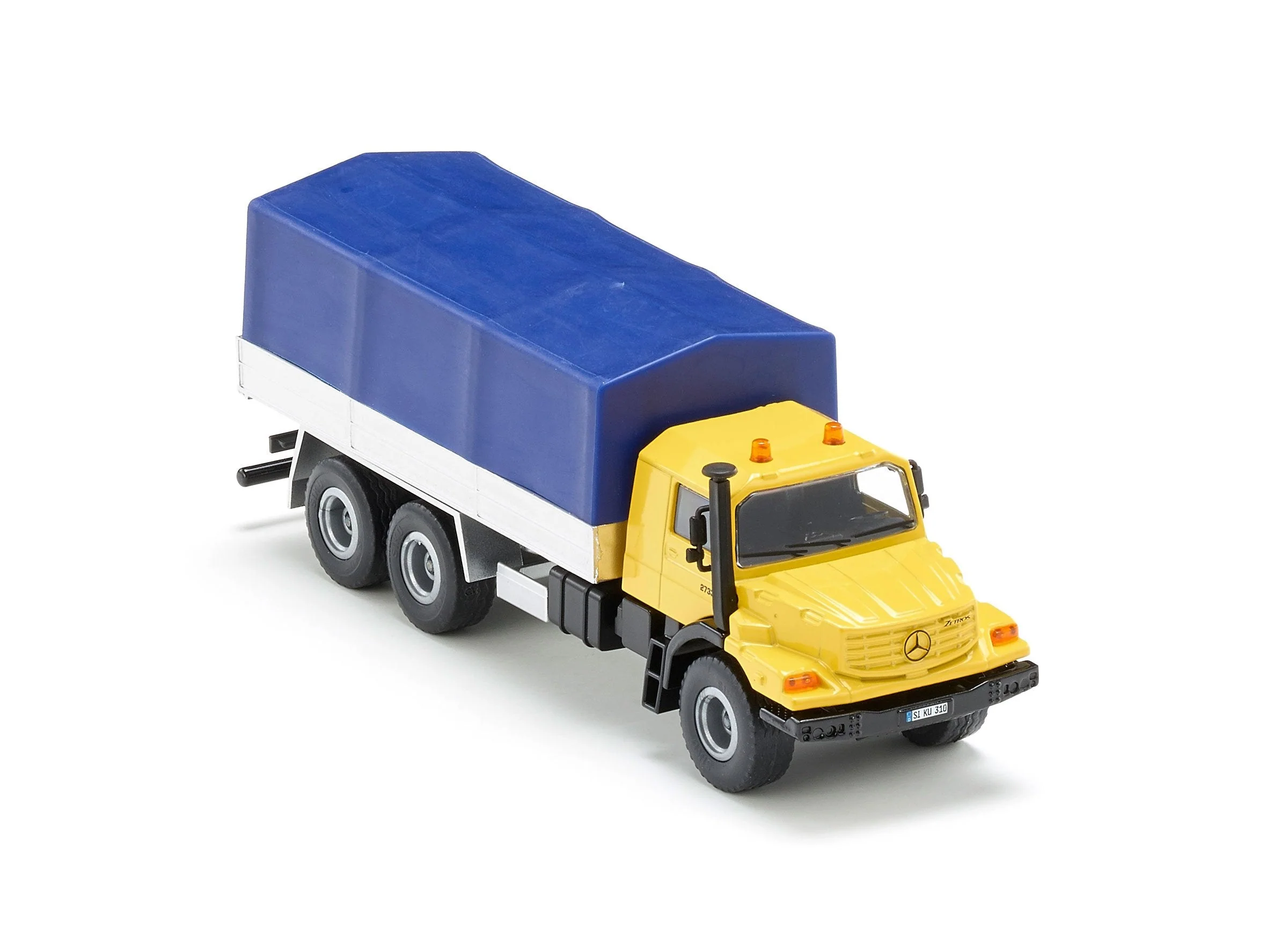 Siku 1:50 Mercedes Zetros with Covered Tray - Image 26