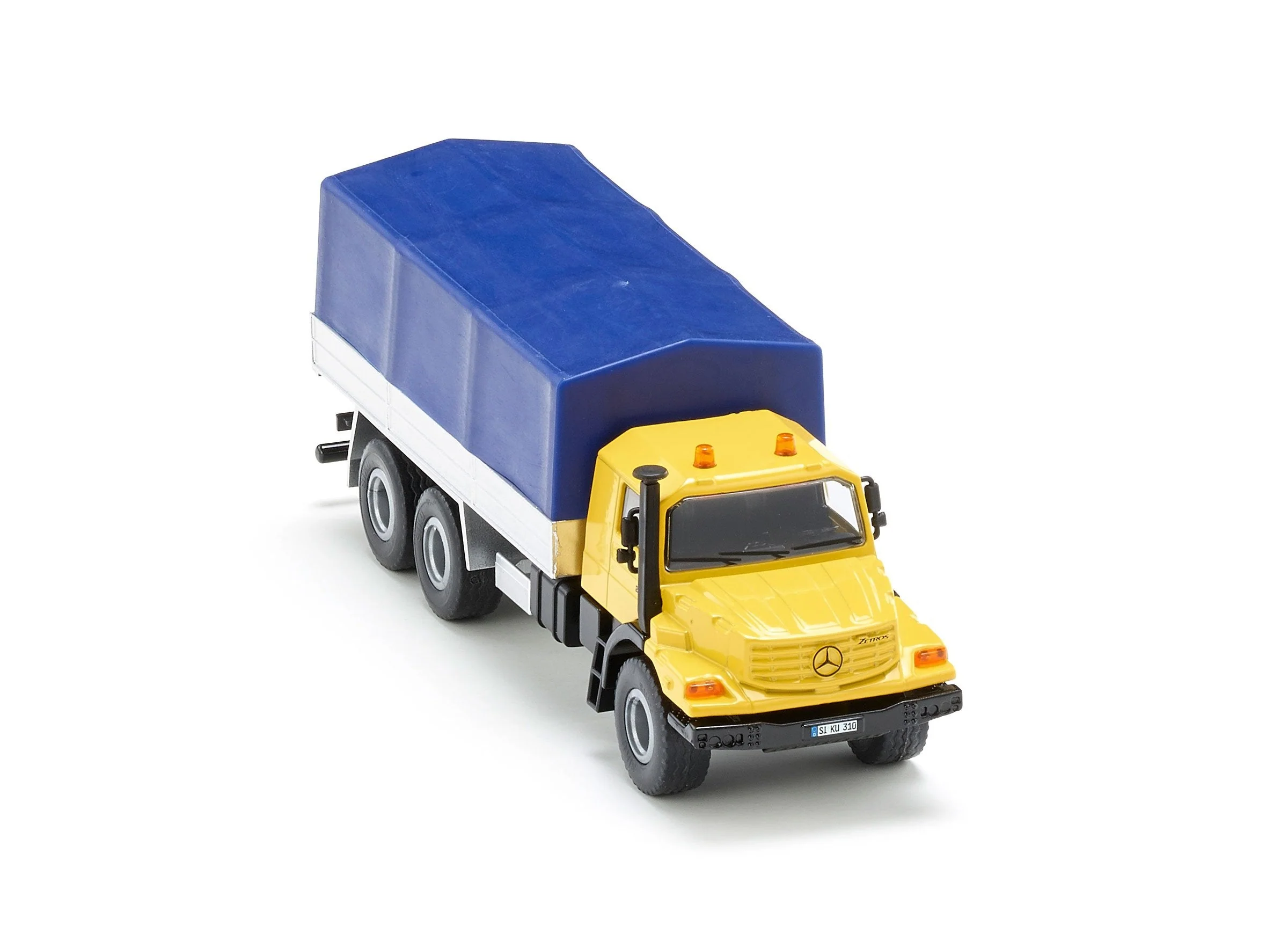 Siku 1:50 Mercedes Zetros with Covered Tray - Image 27