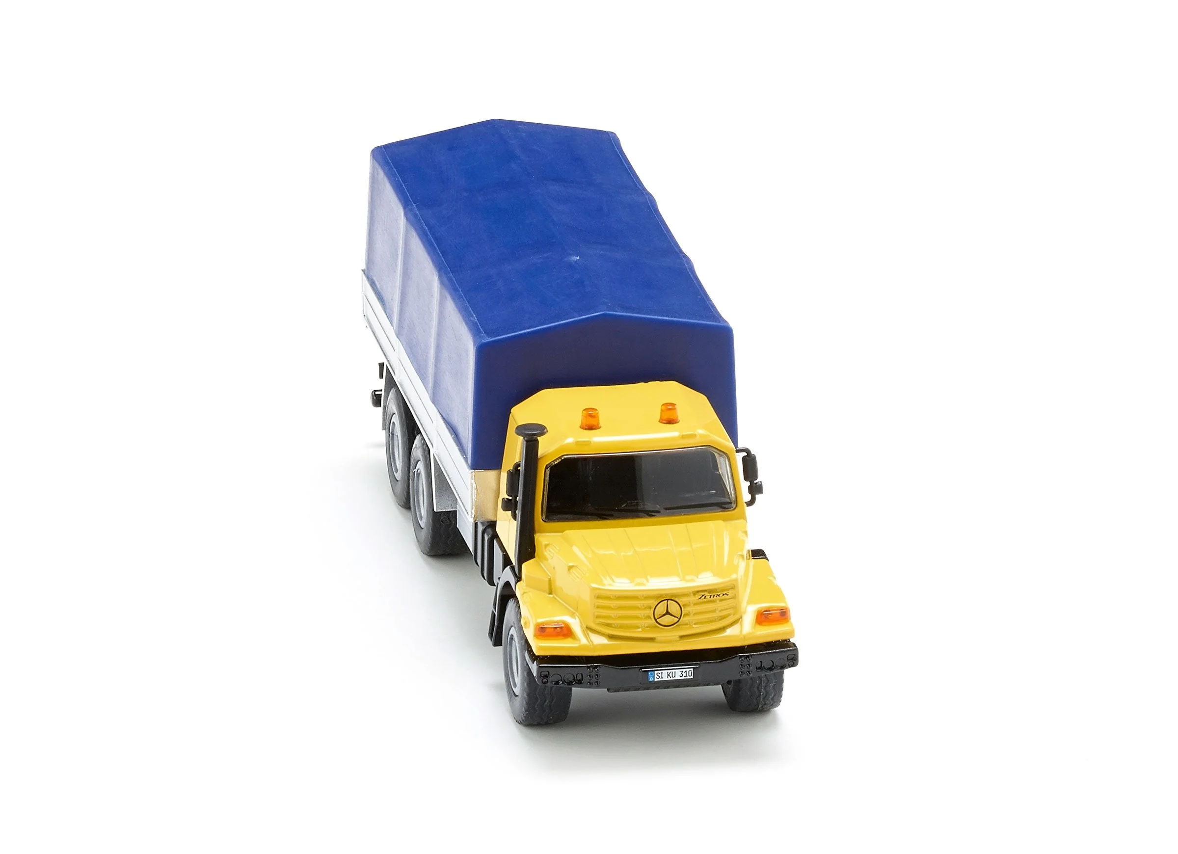 Siku 1:50 Mercedes Zetros with Covered Tray - Image 28