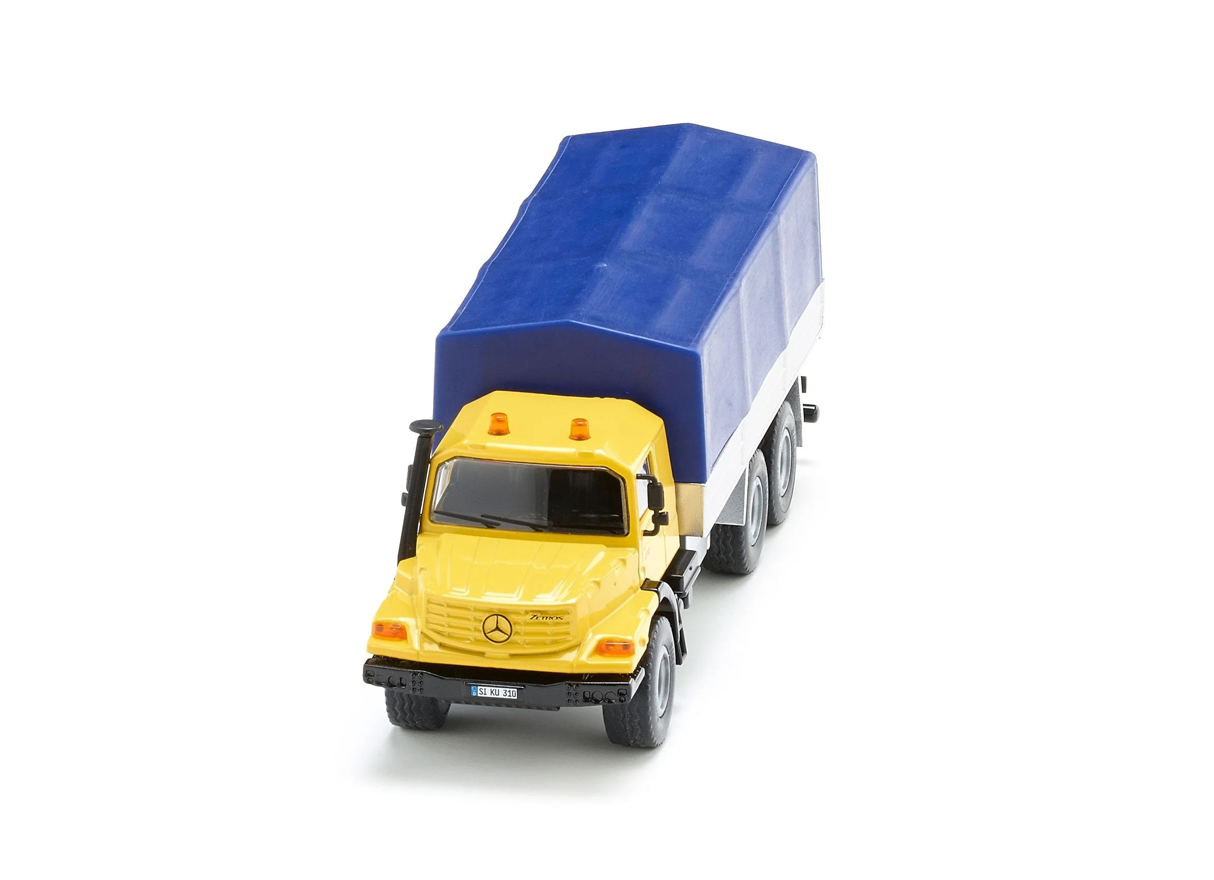Siku 1:50 Mercedes Zetros with Covered Tray - Image 30