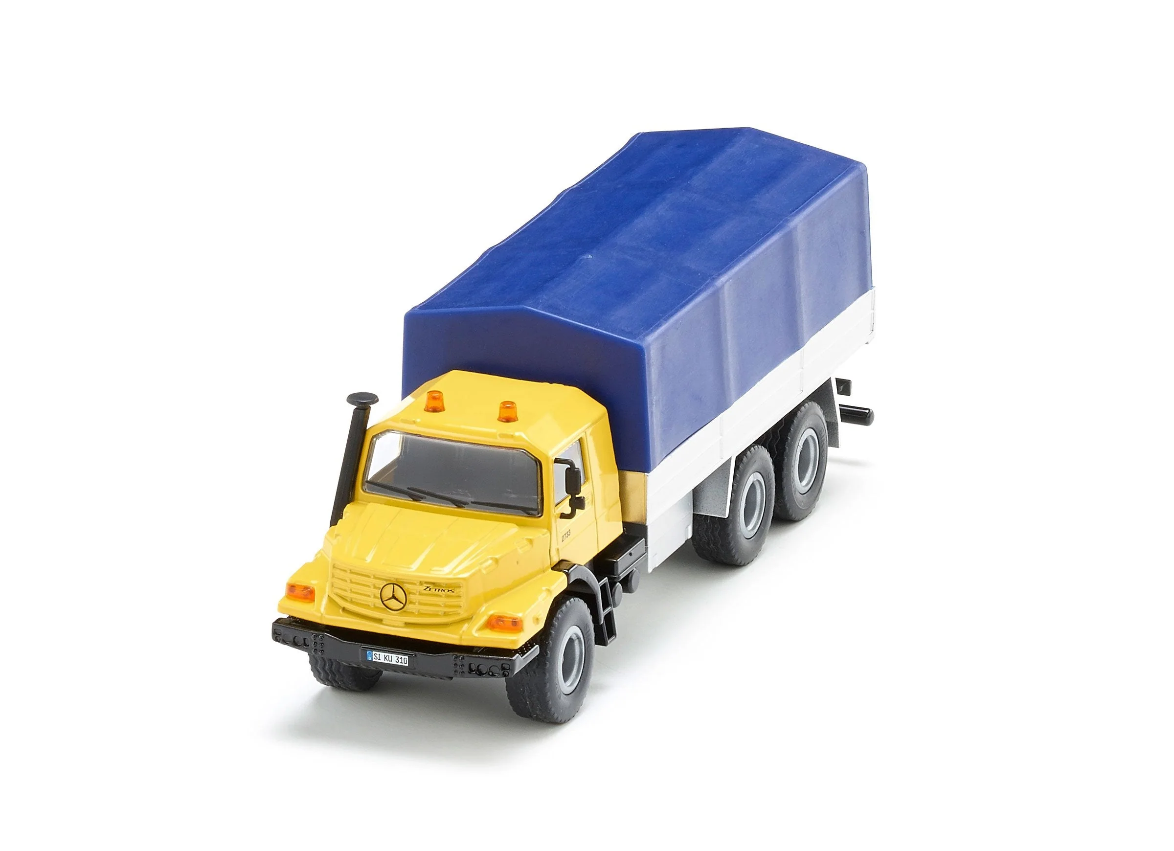 Siku 1:50 Mercedes Zetros with Covered Tray - Image 31