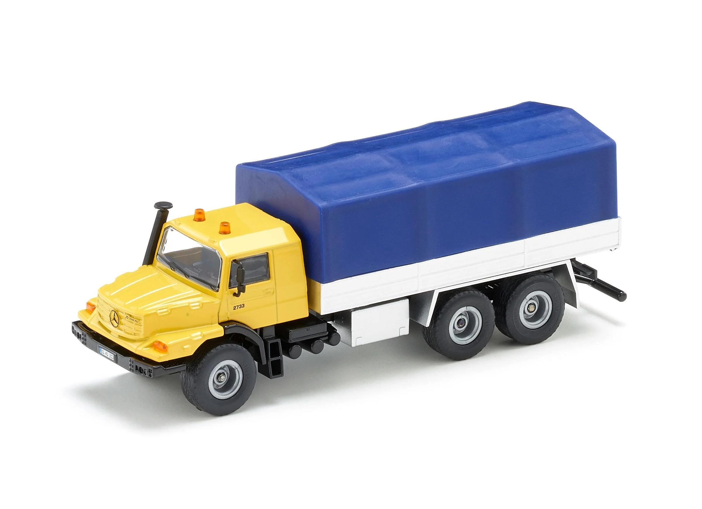 Siku 1:50 Mercedes Zetros with Covered Tray - Image 34