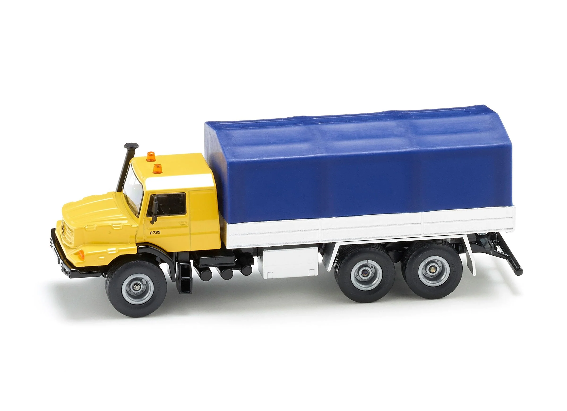 Siku 1:50 Mercedes Zetros with Covered Tray - Image 36