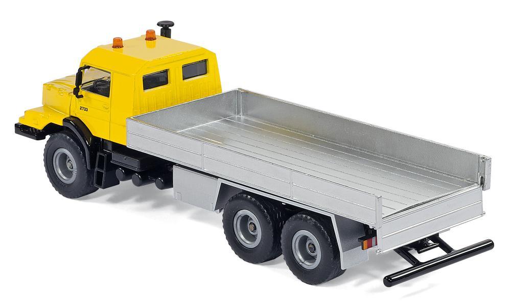Siku 1:50 Mercedes Zetros with Covered Tray - Image 4