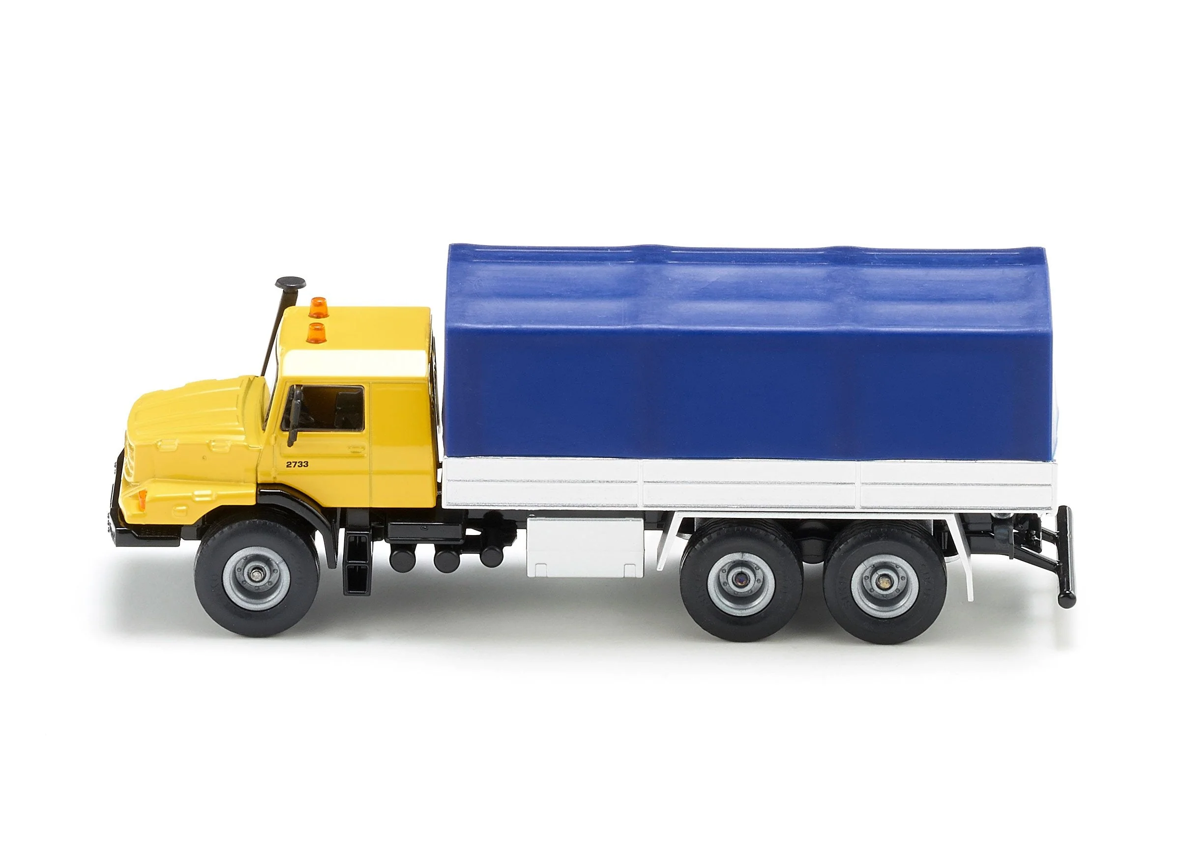 Siku 1:50 Mercedes Zetros with Covered Tray - Image 5