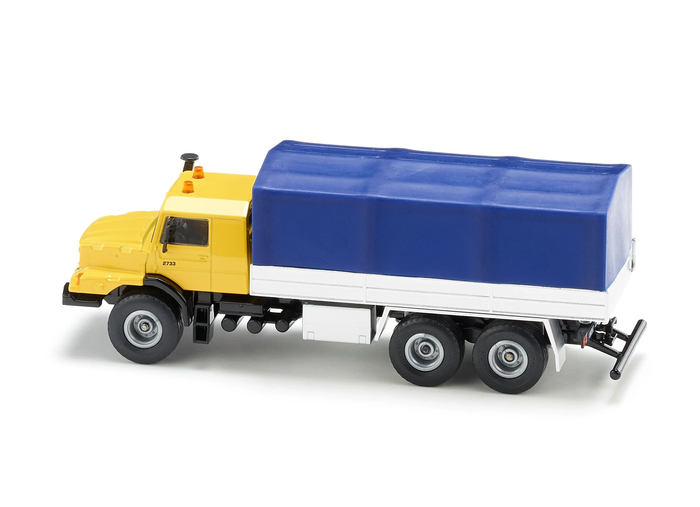 Siku 1:50 Mercedes Zetros with Covered Tray - Image 6