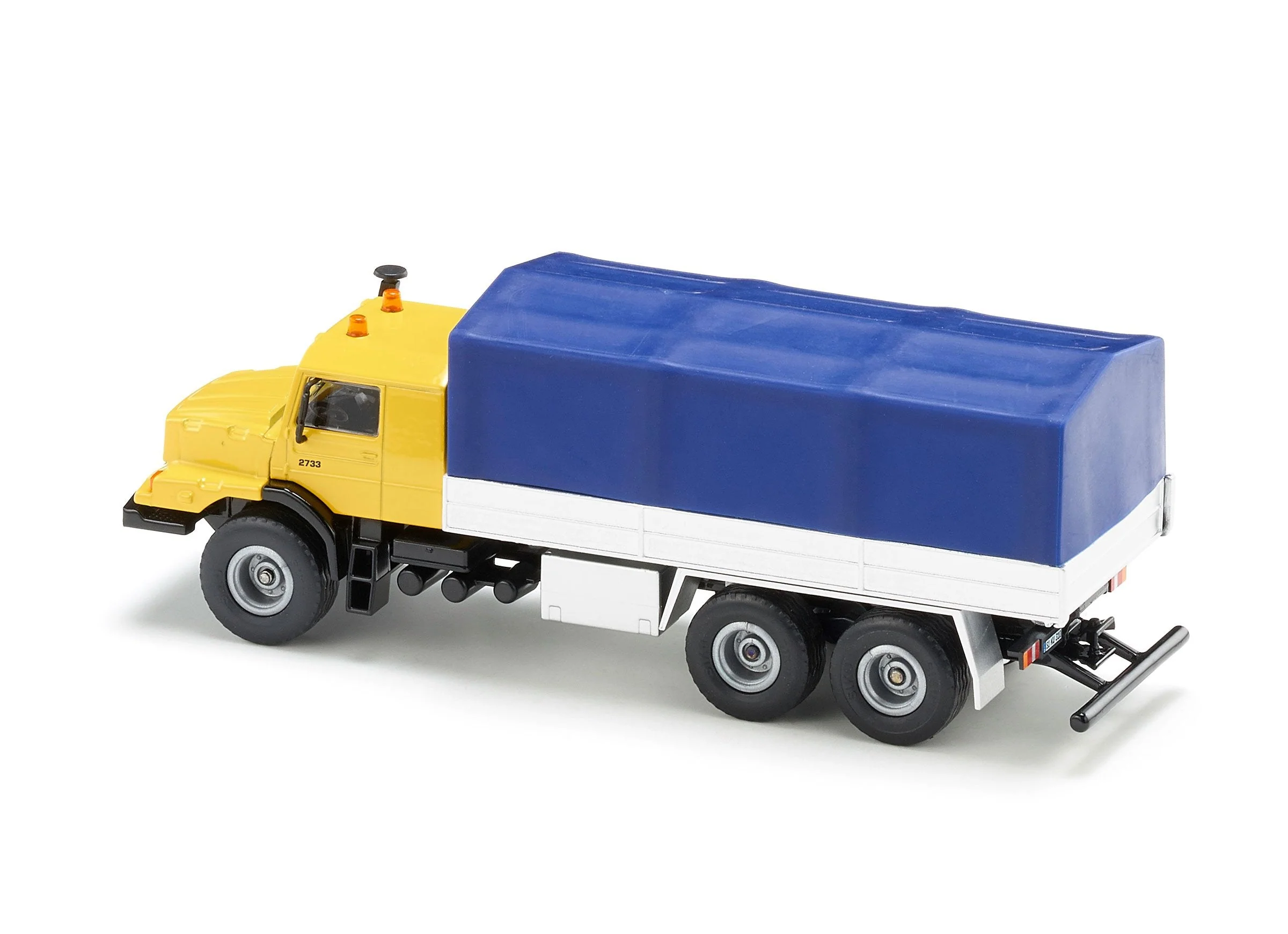 Siku 1:50 Mercedes Zetros with Covered Tray - Image 7