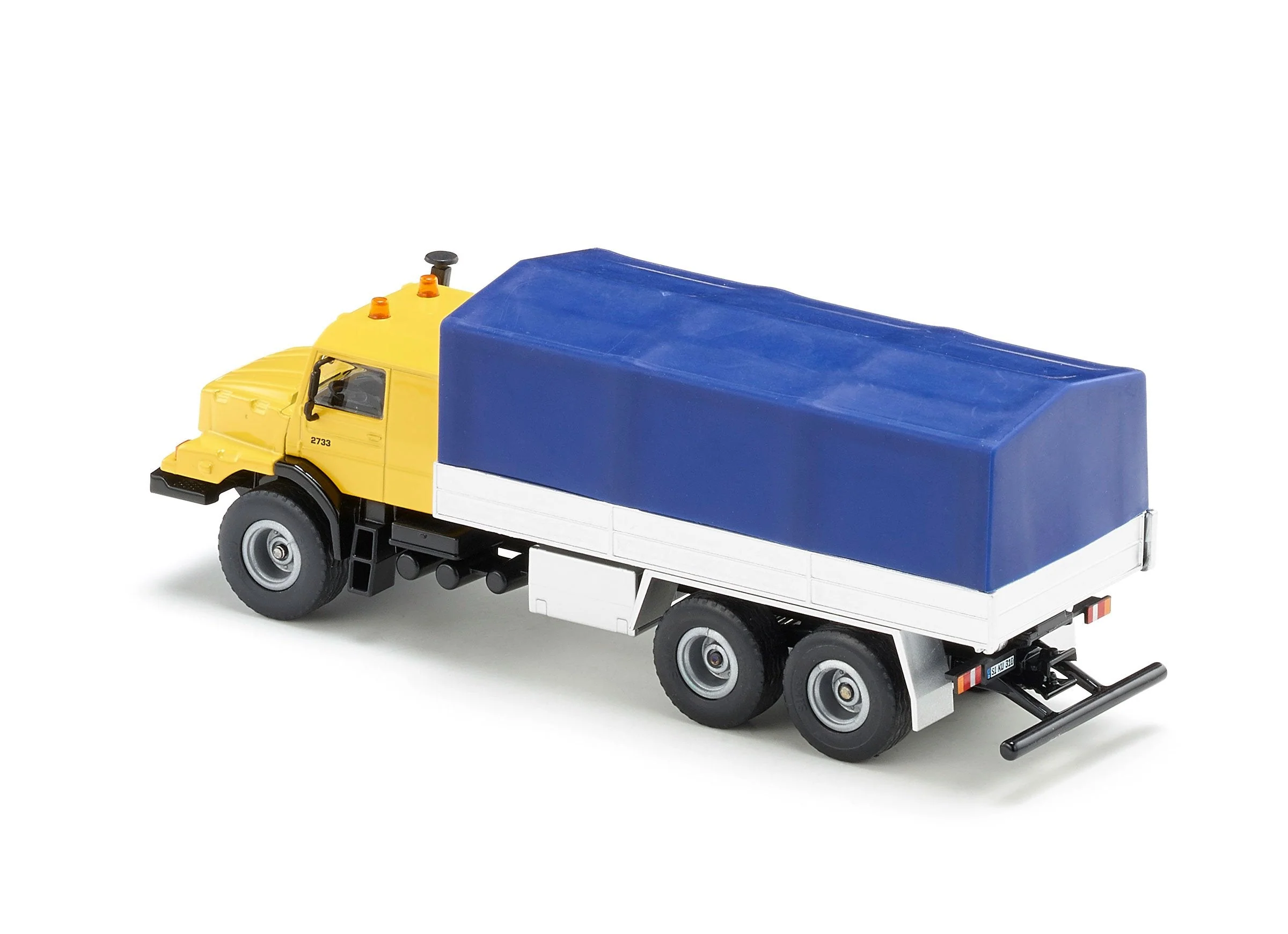 Siku 1:50 Mercedes Zetros with Covered Tray - Image 8