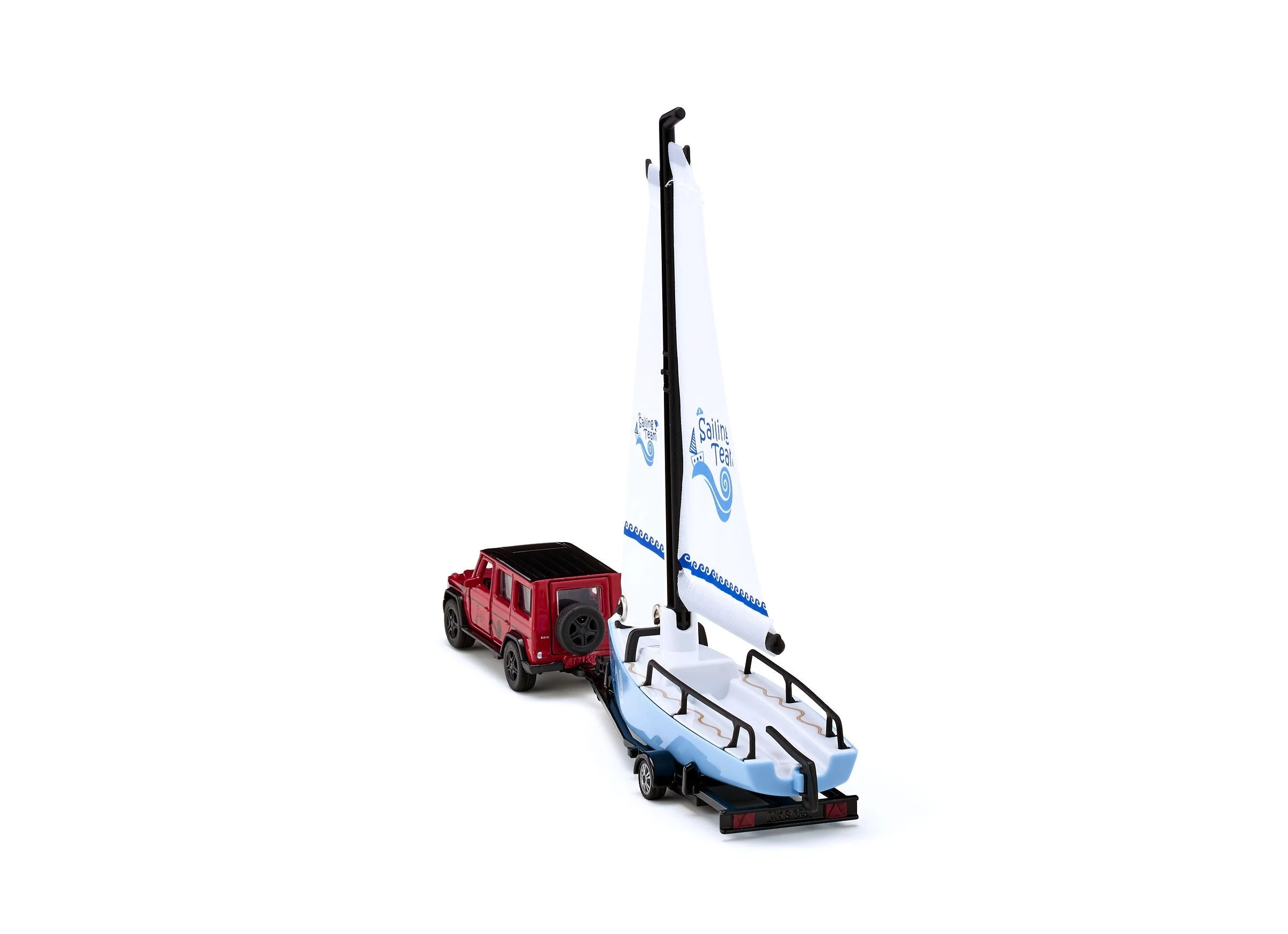 Siku 1:55 Mercedes G65 AMG with Sail Boat - Image 14