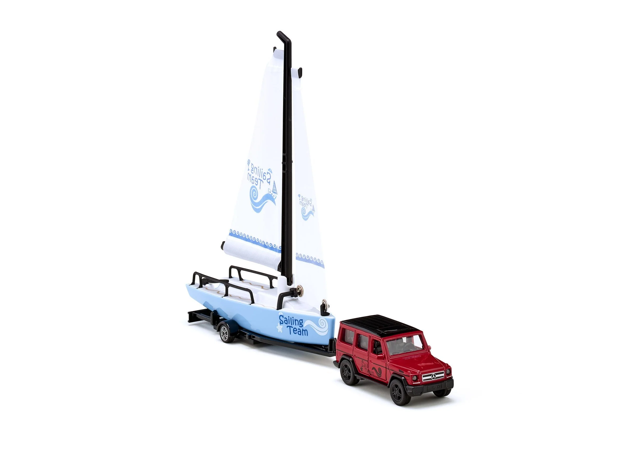 Siku 1:55 Mercedes G65 AMG with Sail Boat - Image 29