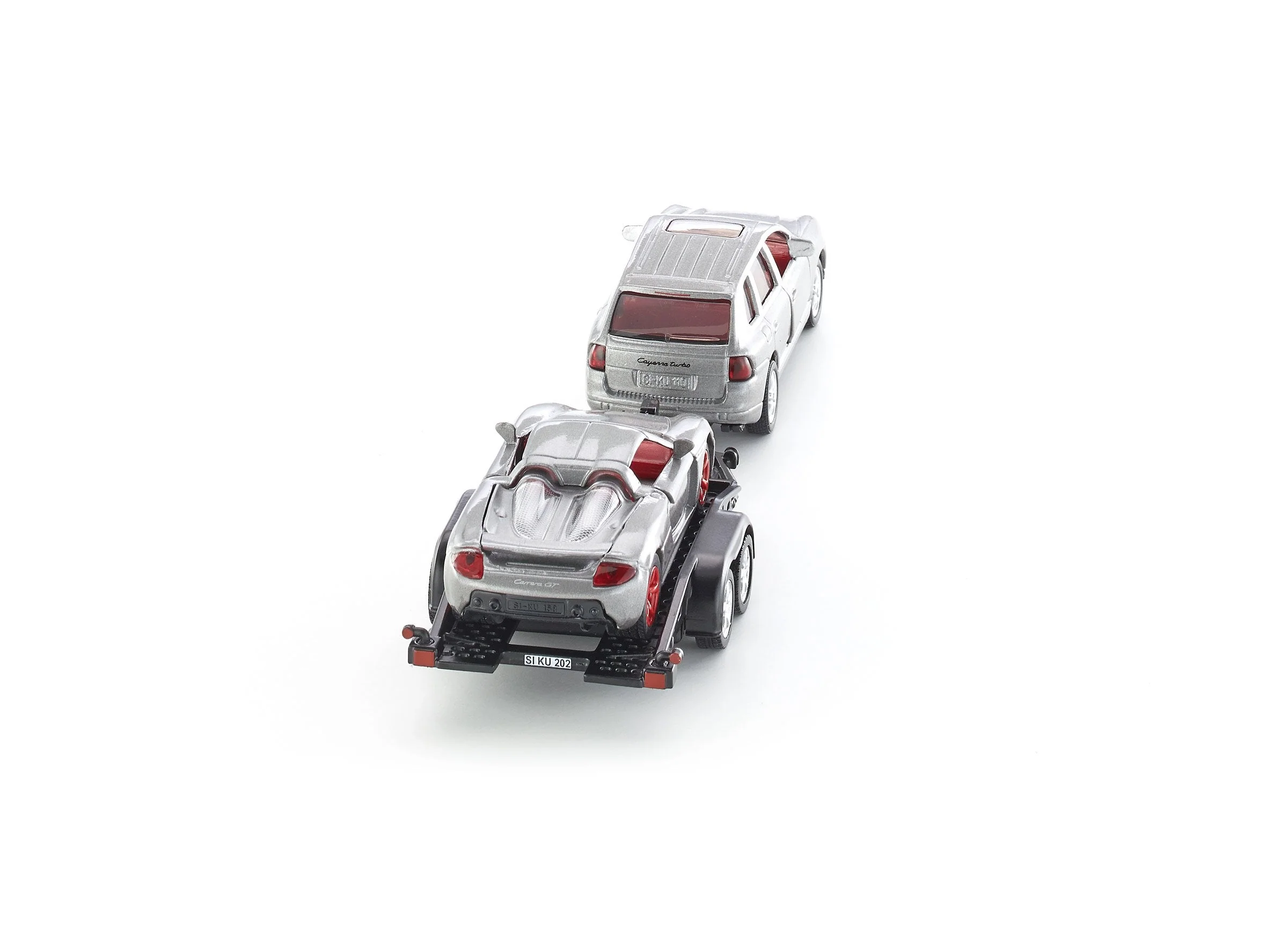 Siku 1:55 Porsche with Trailer & Carrera GT - Image 12