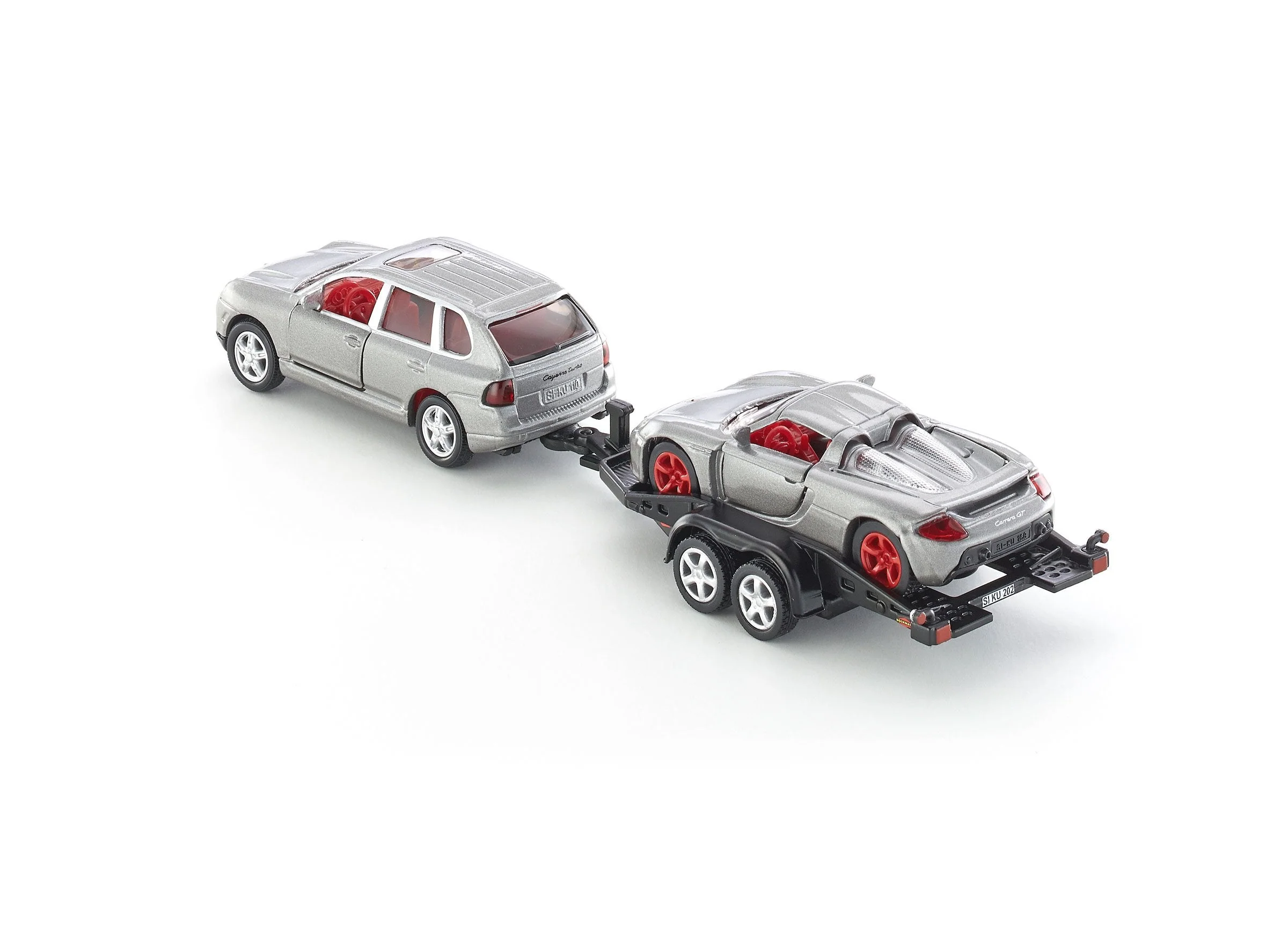Siku 1:55 Porsche with Trailer & Carrera GT - Image 7