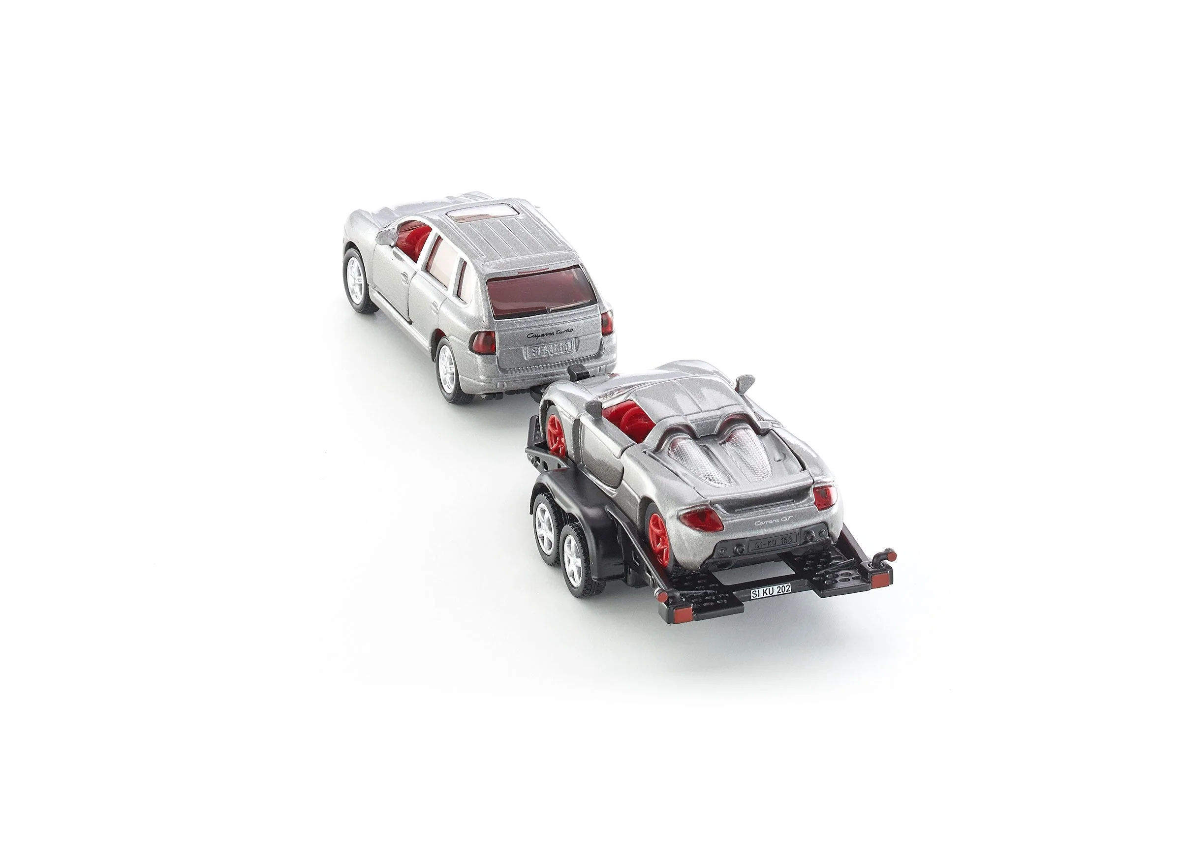 Siku 1:55 Porsche with Trailer & Carrera GT - Image 9